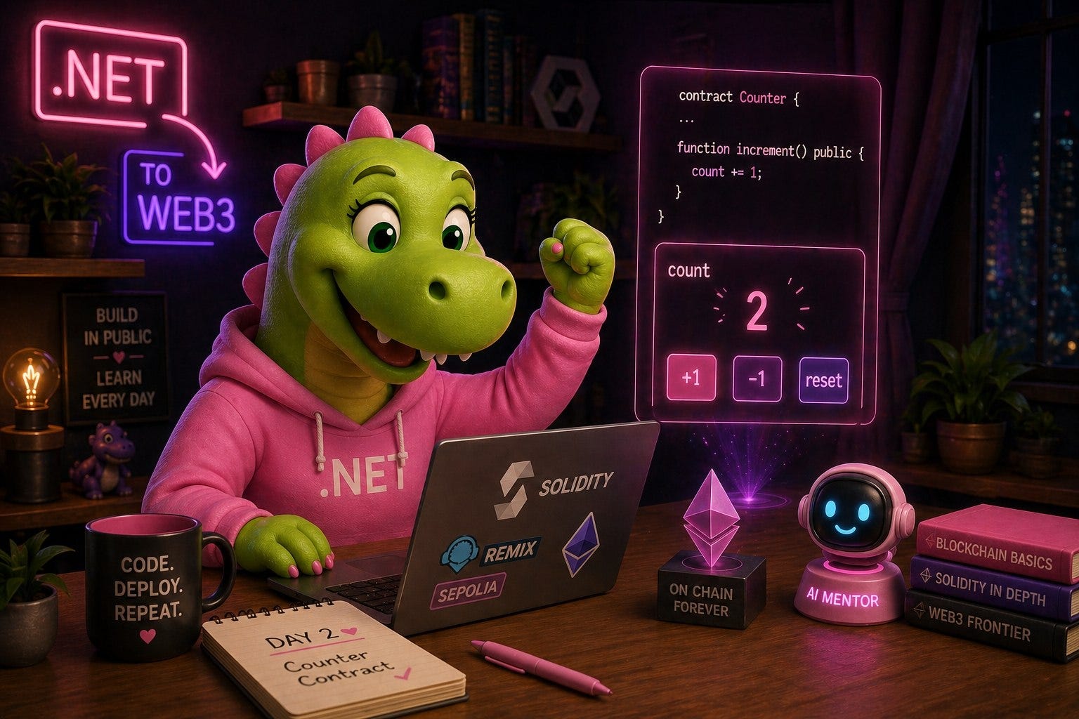 A .NET Dinosaur in Web3. Day 2