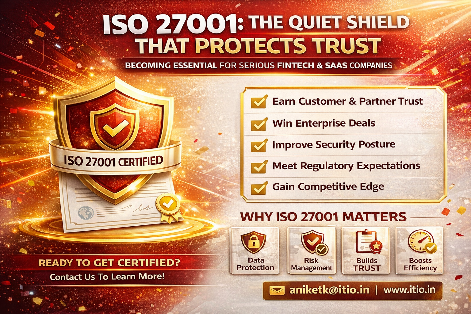 The Quiet Shield That Protects Trust: Why ISO 27001 Is Becoming Essential for Every Serious Fintech…