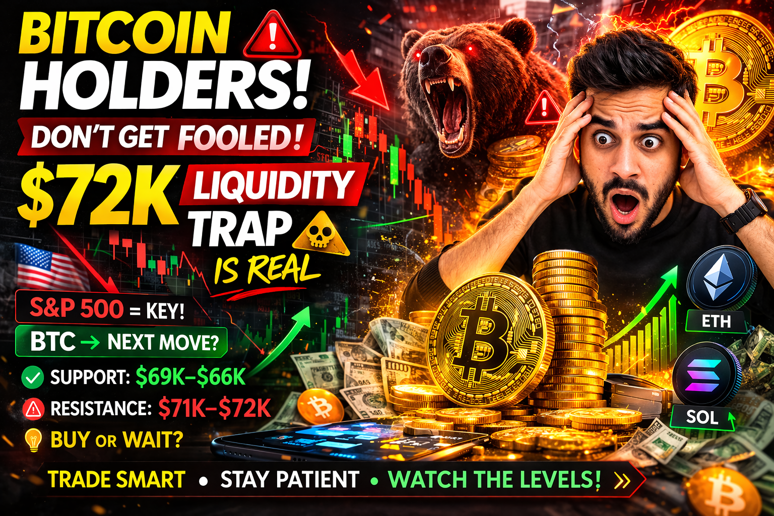 Bitcoin Is Hunting Liquidity at $72K-Most Traders Will Miss This