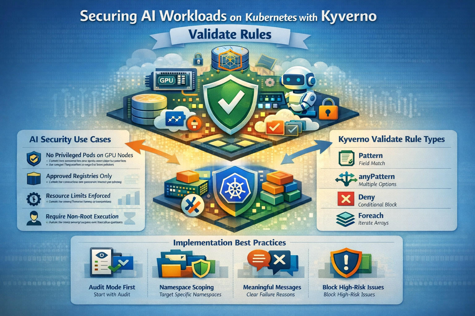 Day 111 — Kyverno Validate Rules for AI Workload Security