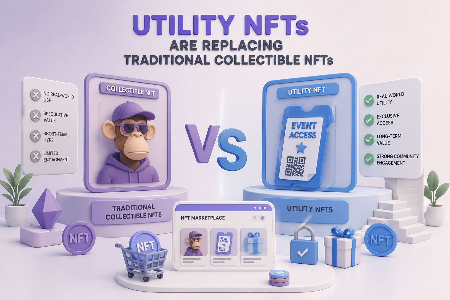Why Utility NFTs Are Replacing Traditional Collectible NFTs