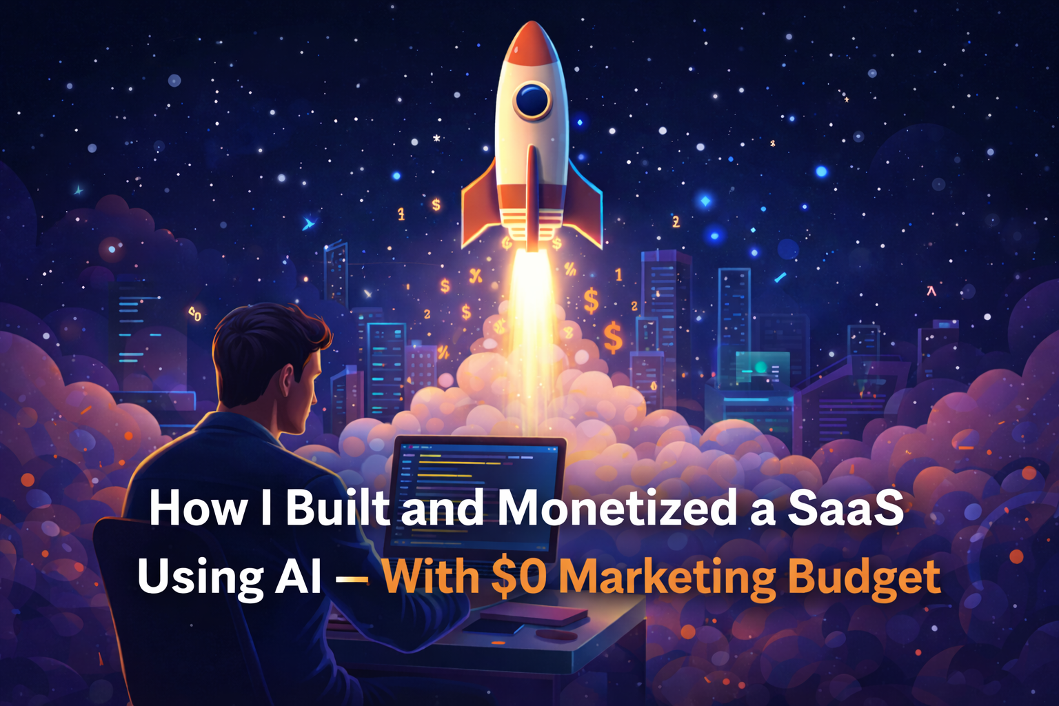 How I Built, Launched, and Got My First Paid Customer Using AI With a $0 Budget
