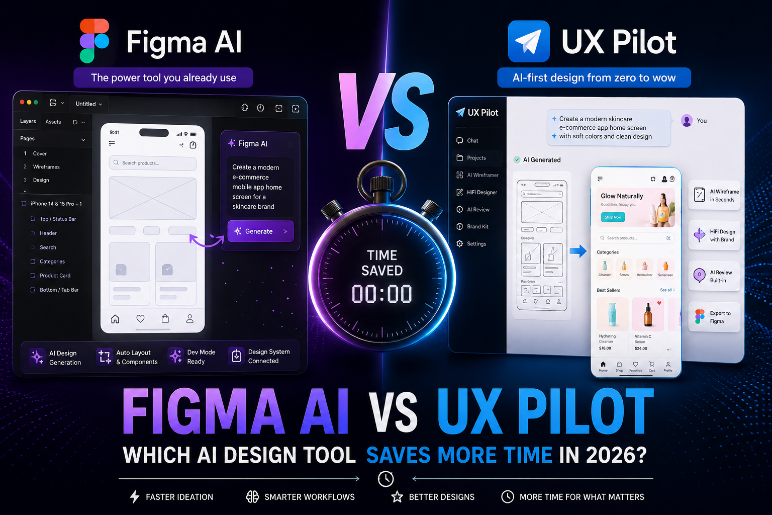 Figma AI vs UX Pilot: Which AI Design Tool Actually Saves You More Time in 2026?