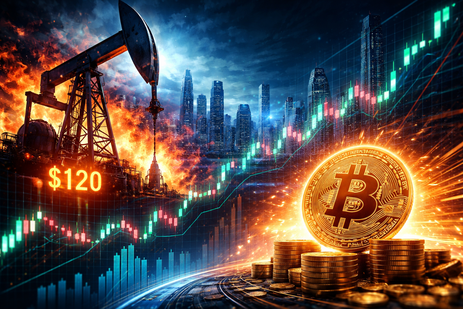 Oil Surge Drives Market Volatility as Bitcoin Shows Strength | March 9, 2026