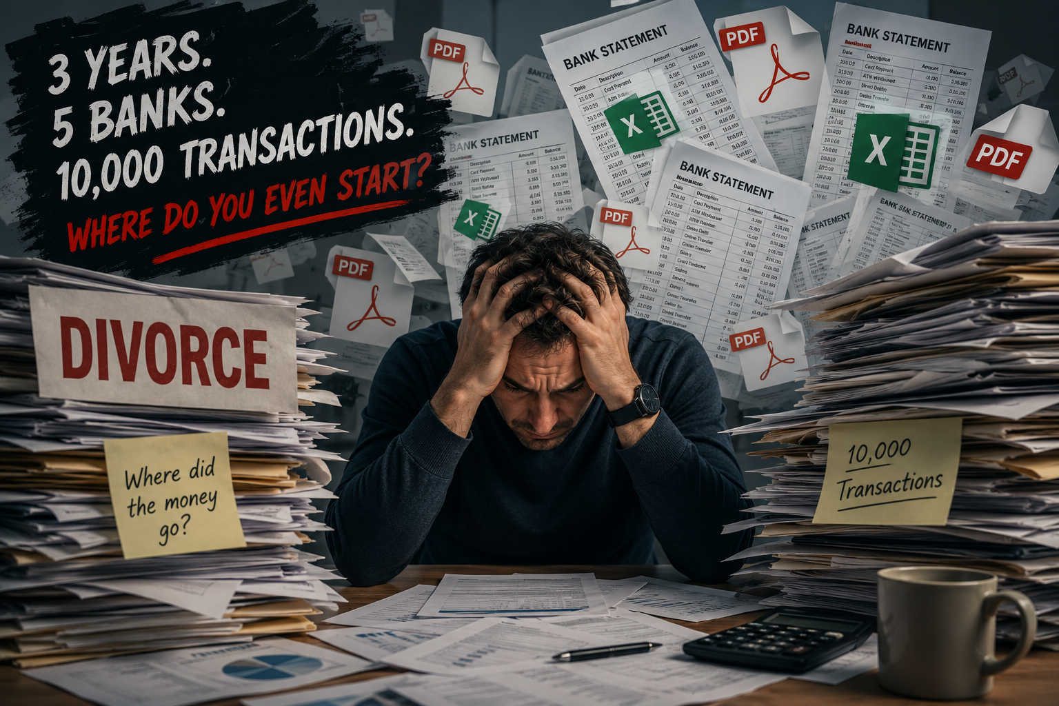I Had 10,000 Bank Transactions to Analyze for My Divorce. Then I Realized Excel Wasn’t Enough