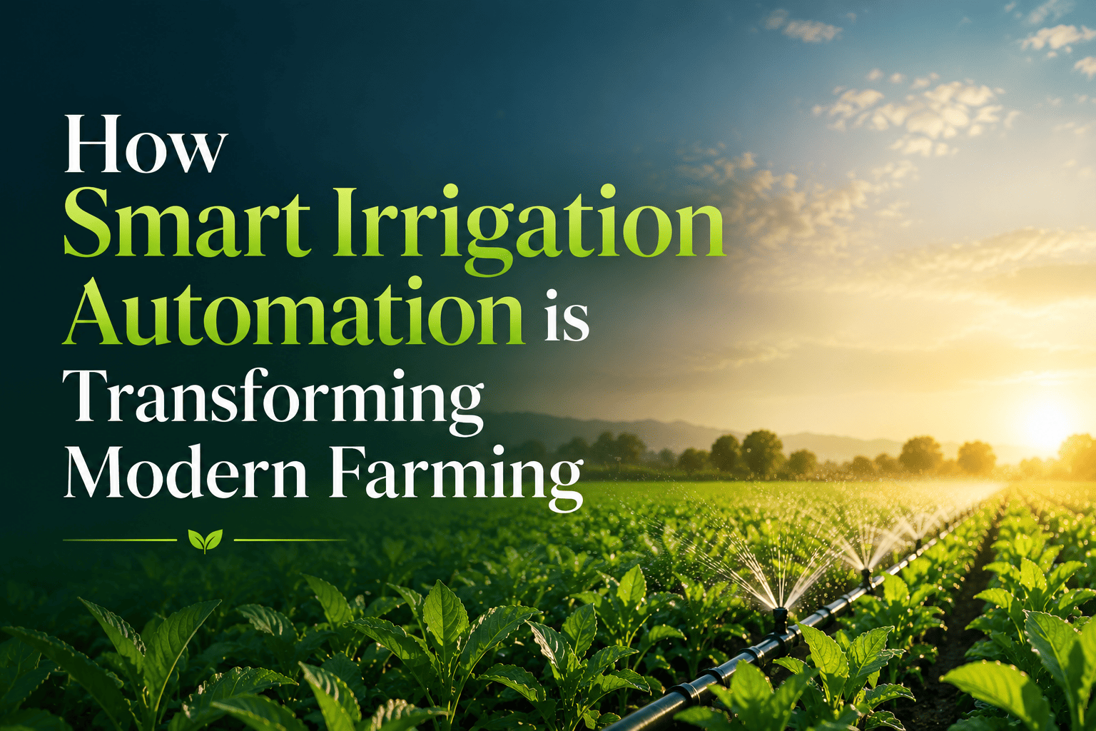 How Smart Irrigation Automation is Transforming Modern Farming