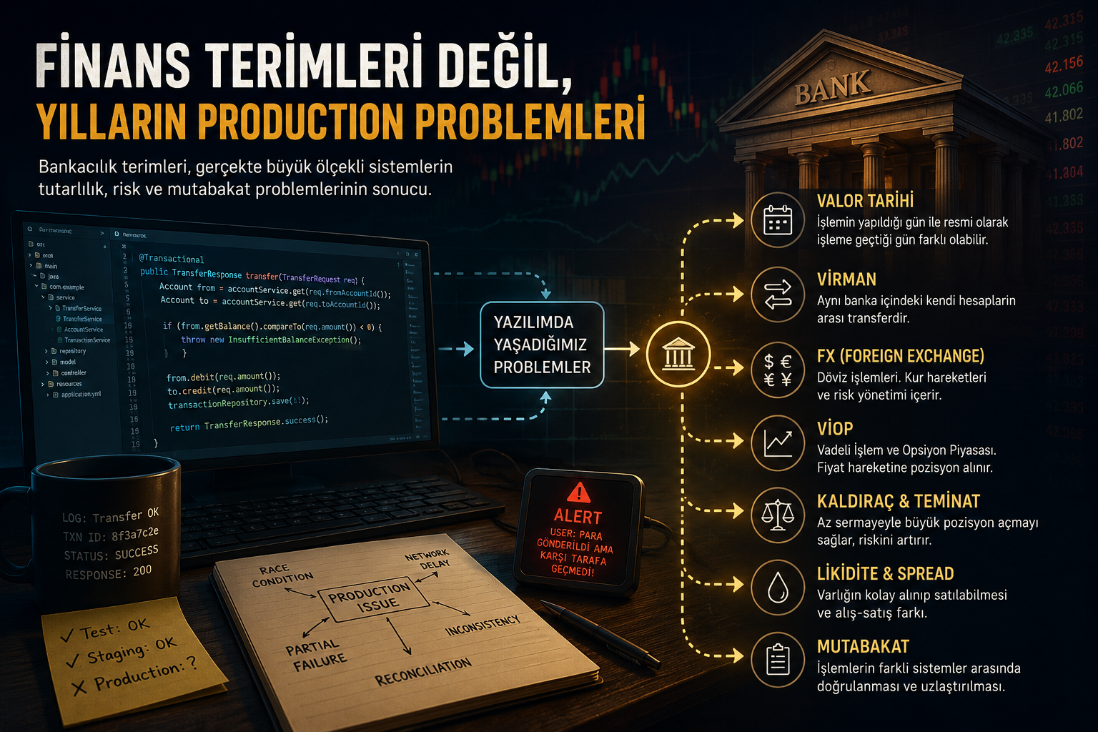 Finans Terimleri Değil, Yılların Production Problemleri