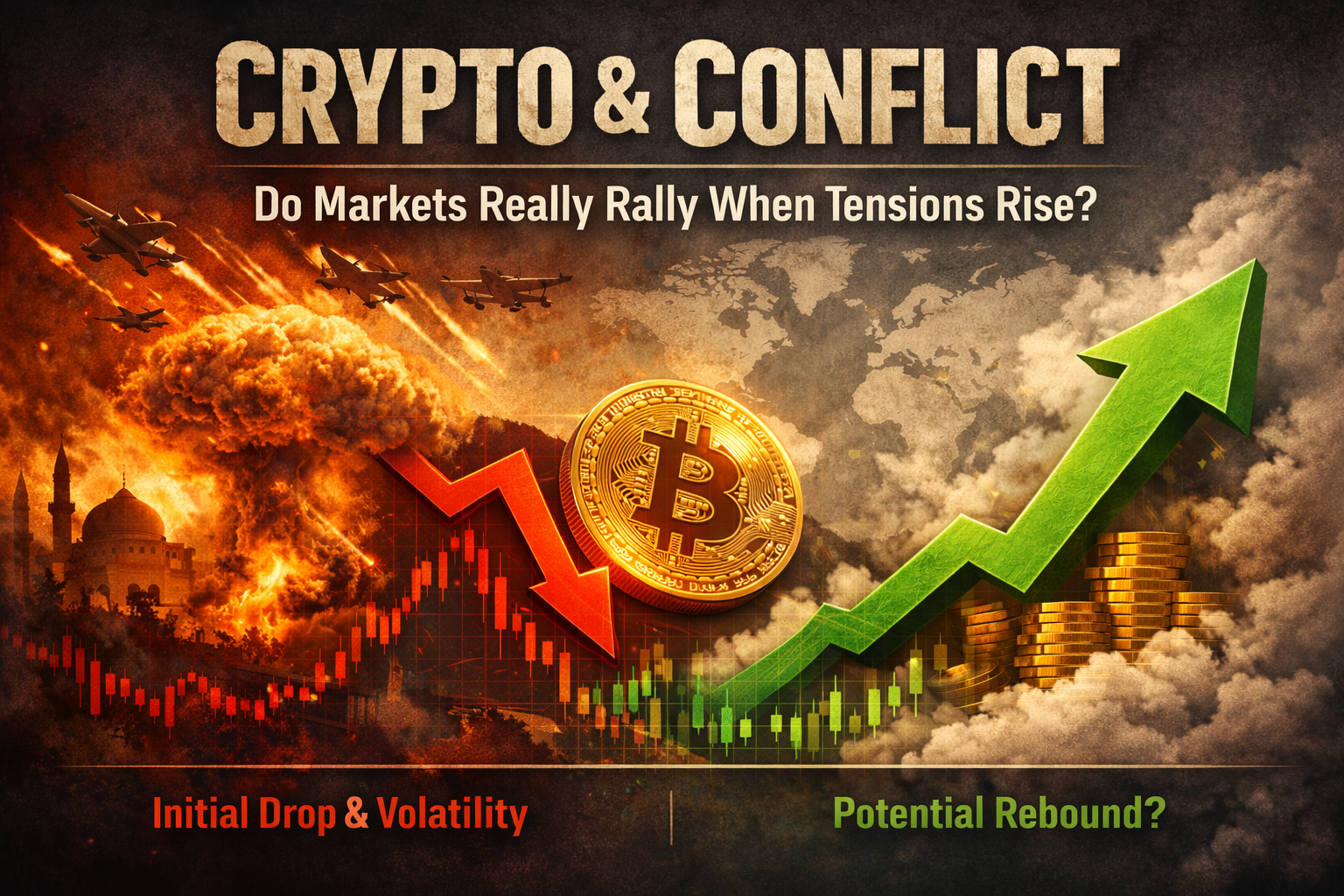 Crypto and Conflict: Do Markets Really Rally When Tensions Rise?
