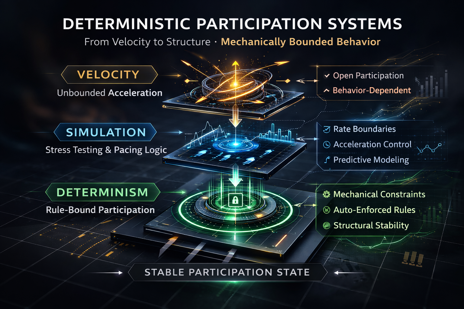 Deterministic Participation Systems