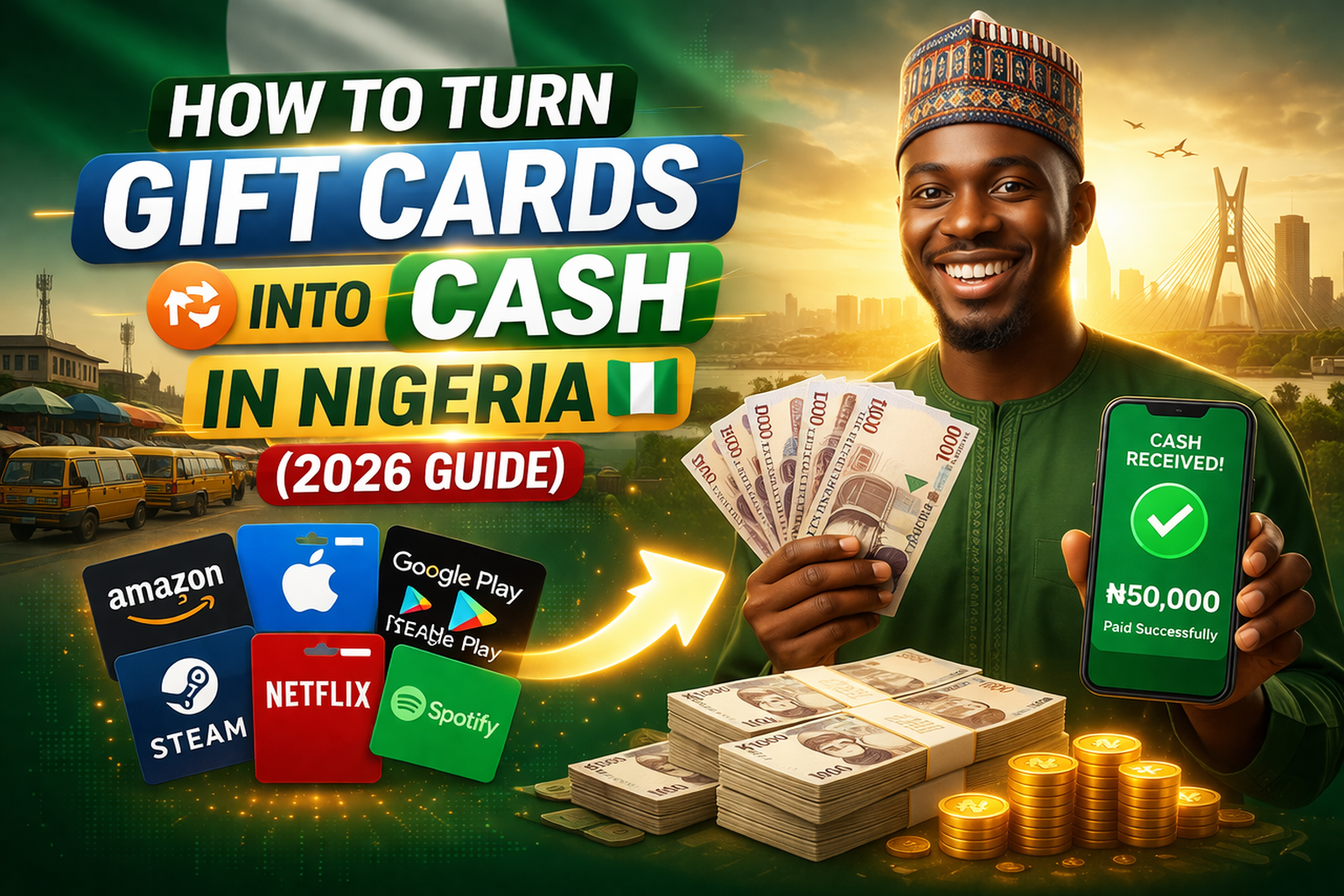 How to Turn Gift Cards into Cash in Nigeria (2026 Guide)