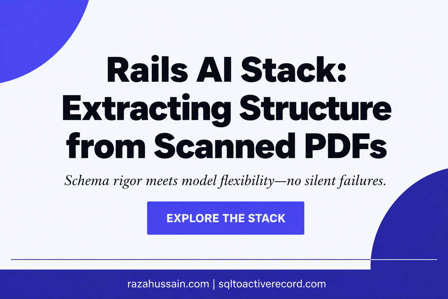 PDF Data Extraction in Rails With an LLM: The Upload-to-JSON Pipeline