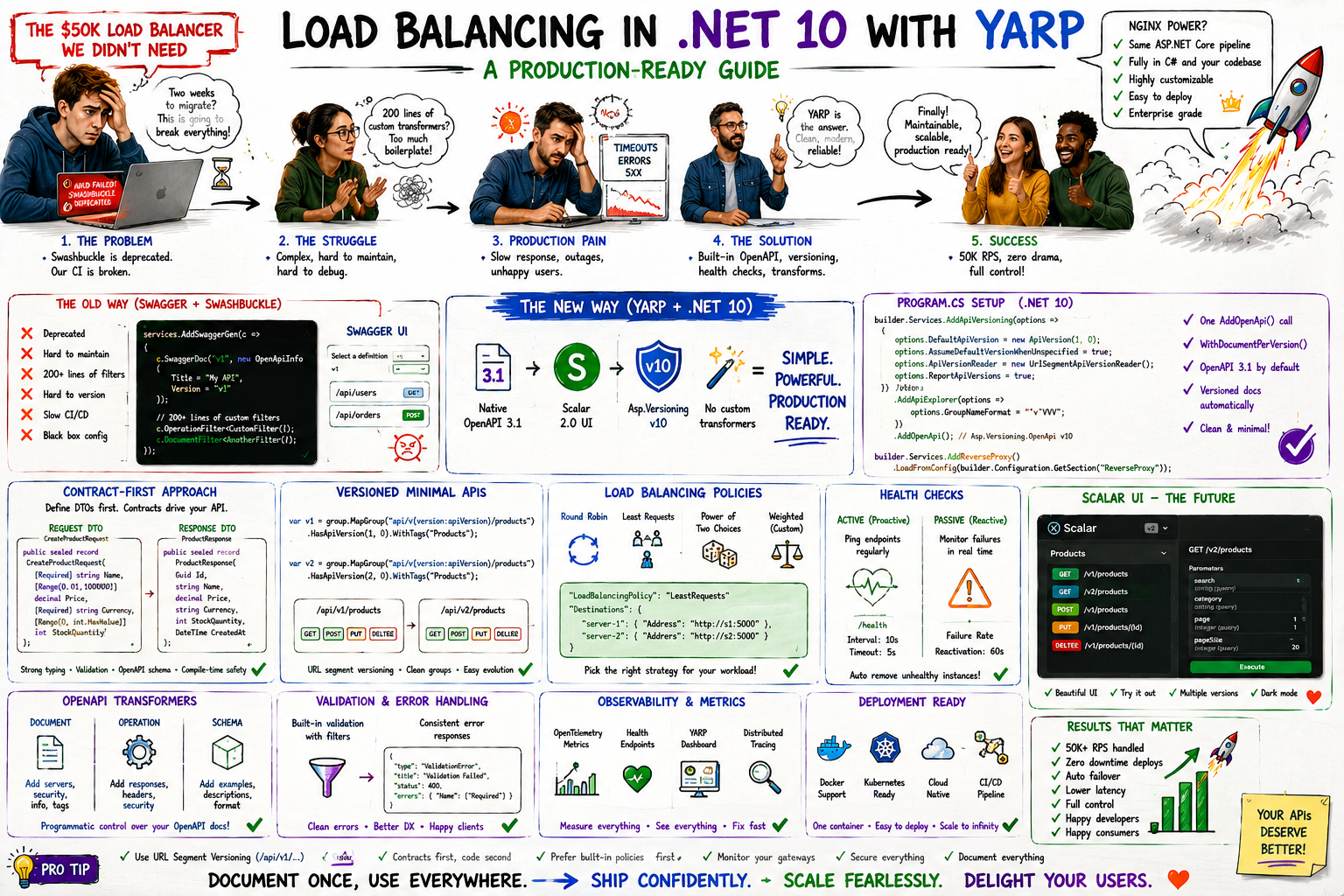 Load Balancing in .NET 10 with YARP: A Production-Ready Guide