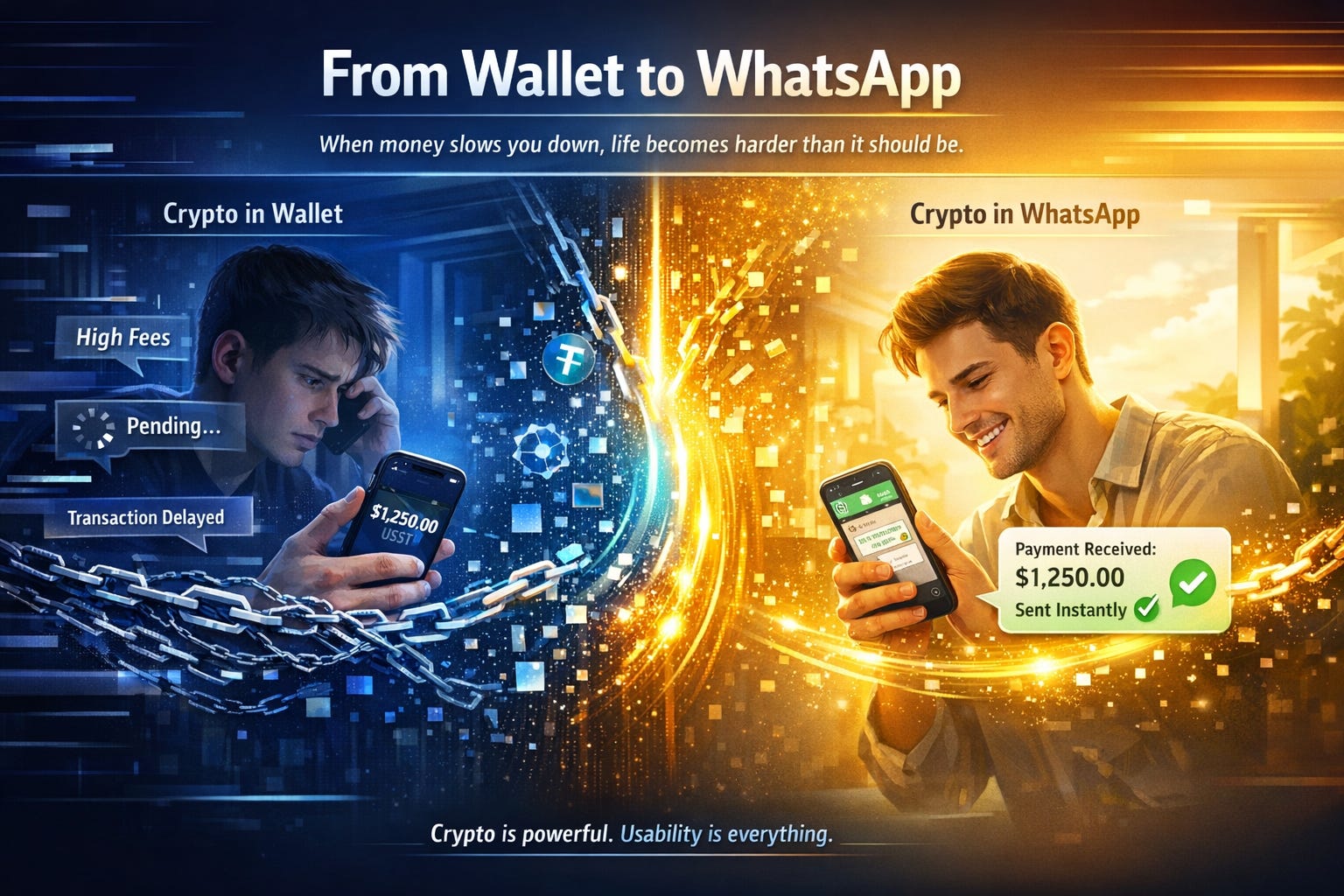 From Wallet to WhatsApp: The Moment Crypto Finally Became Spendable