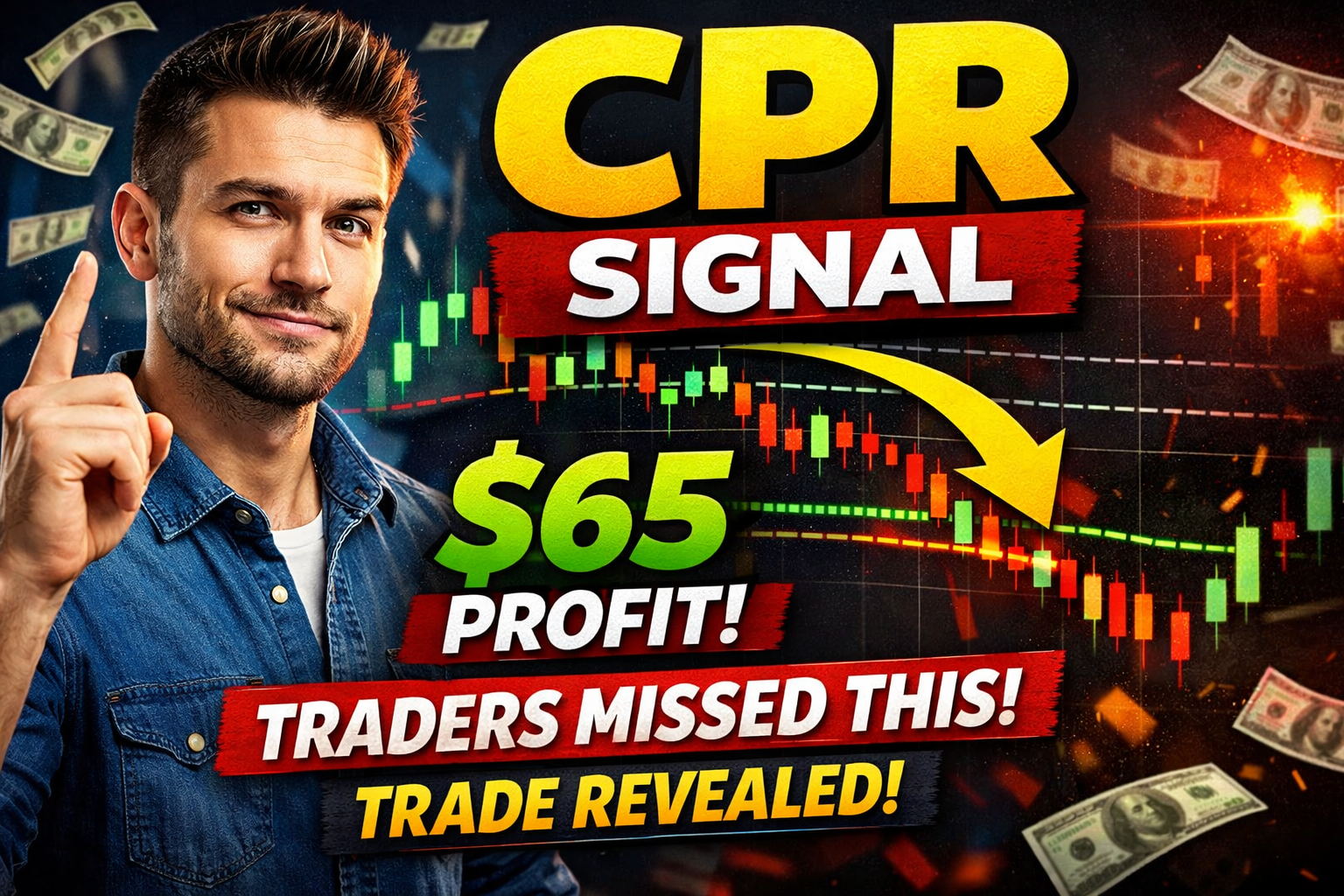 I Made $65 in One Trade Using Just CPR and Chandelier Exit