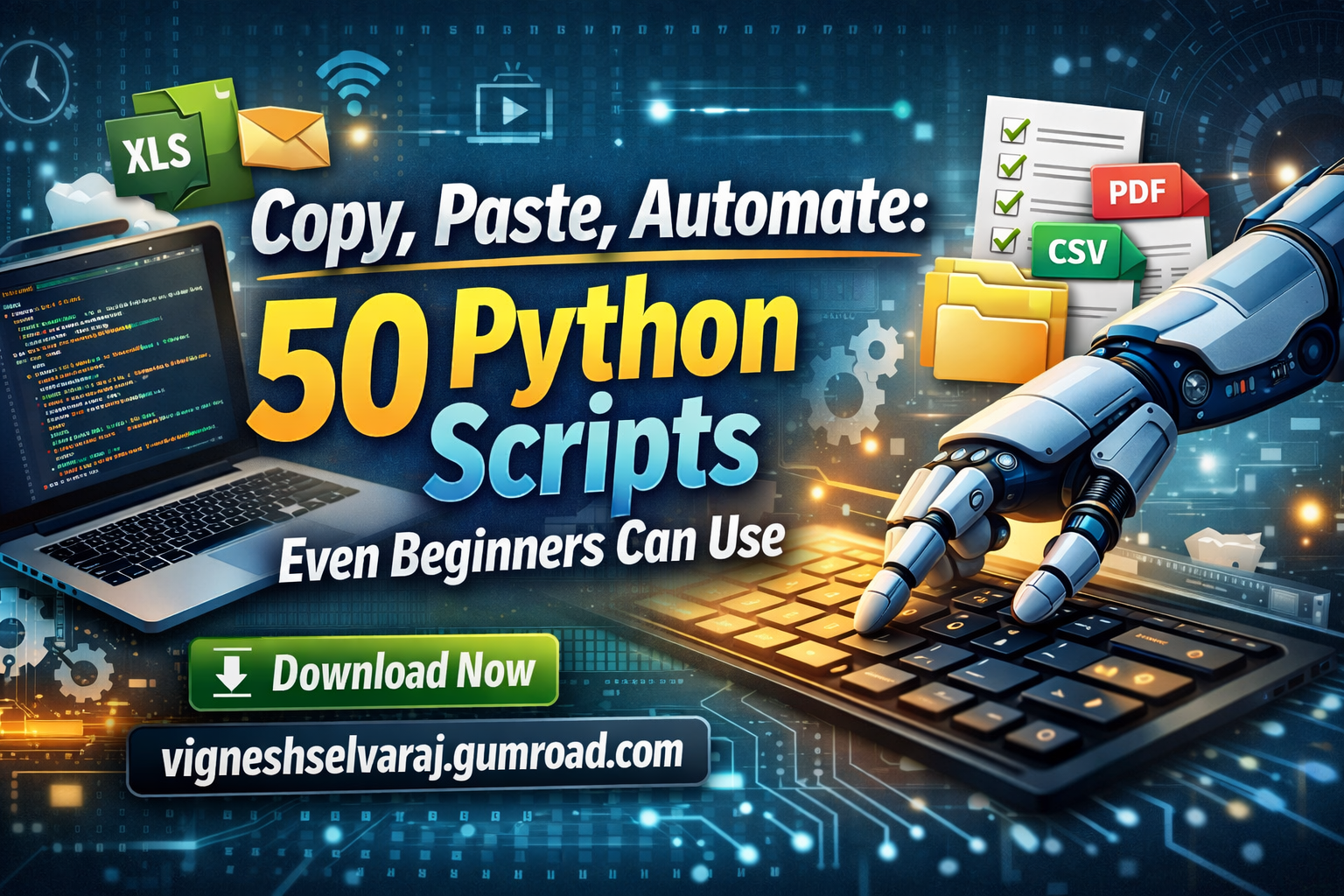 Copy, Paste, Automate: 50 Python Scripts Even Beginners Can Use