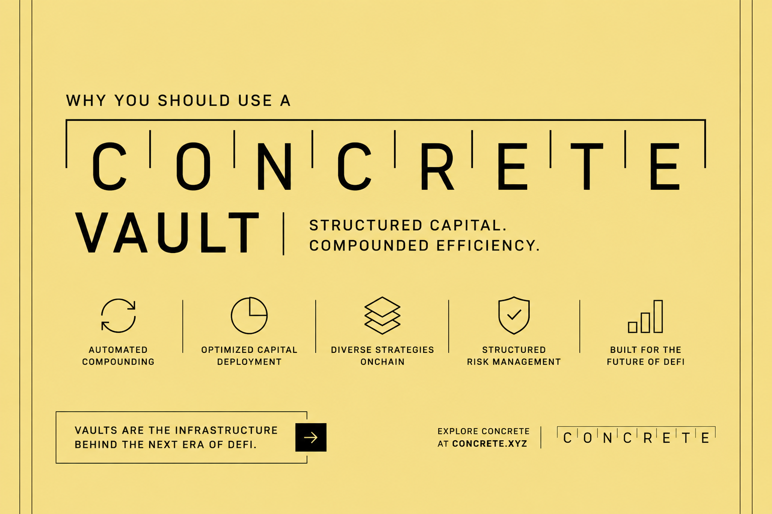 Why Concrete Vaults Could Become the Default Layer of DeFi