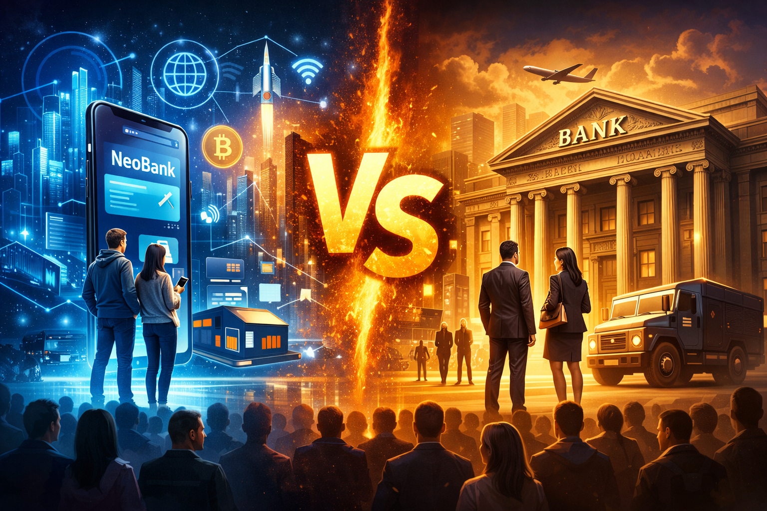 Neobanks vs Legacy Banks: The Battle for the Next Billion Customers