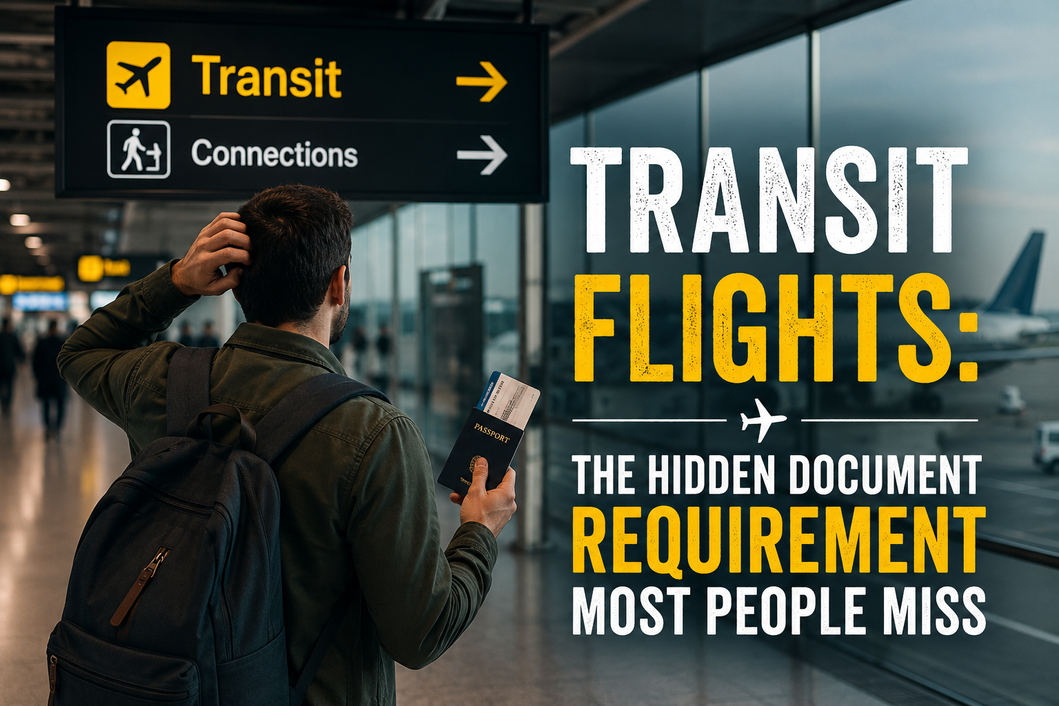 Transit flights: the hidden document requirement most people miss