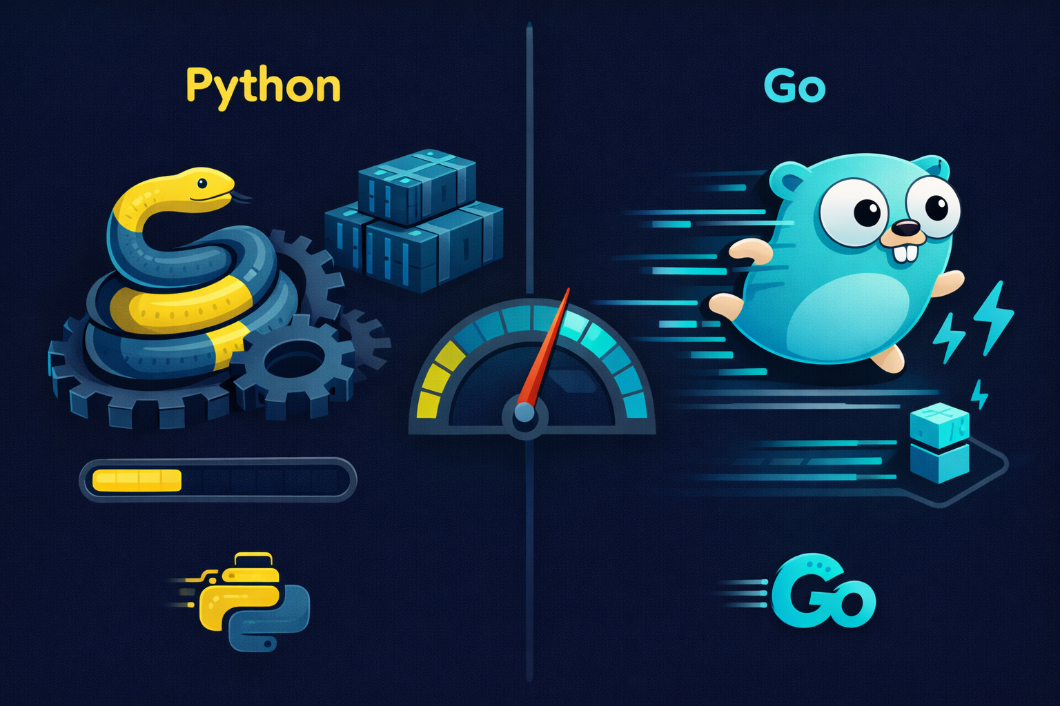 Why Go Is Faster Than Python -But Not Always For the Reasons You Think