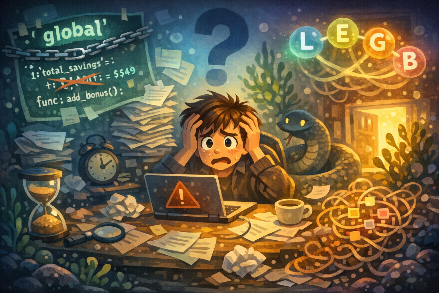 The Global Keyword Is A Trap. How The Secret LEGB Rule Will Save Your Python Scripts