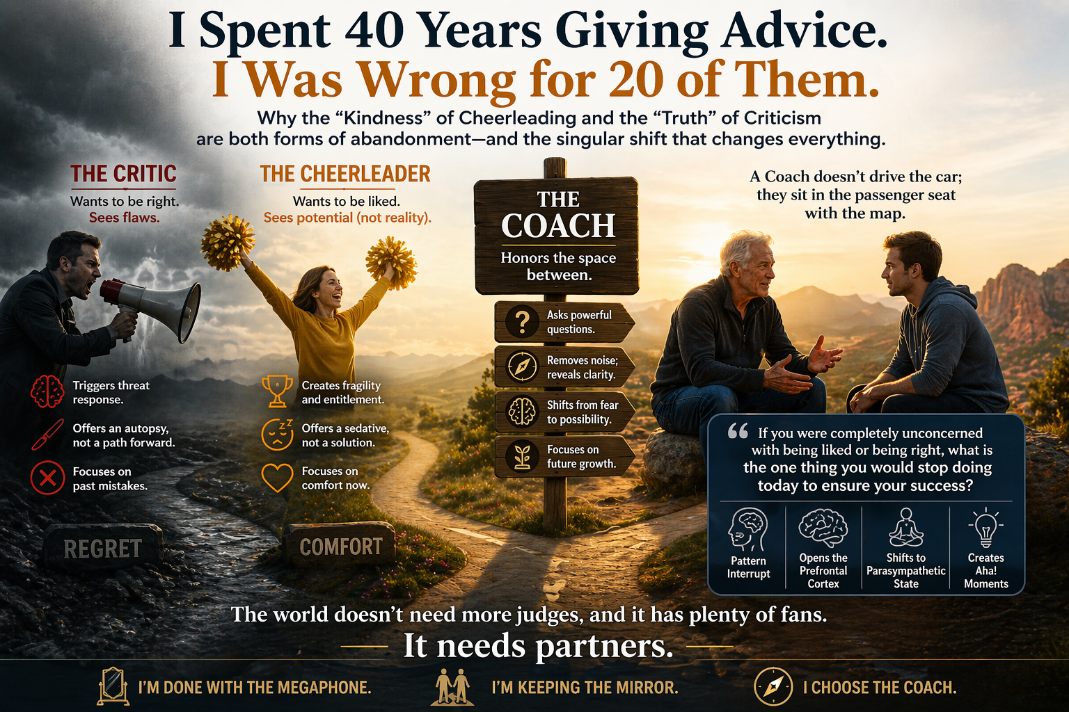 I Spent 40 Years Giving Advice. I Was Wrong for 20 of Them.