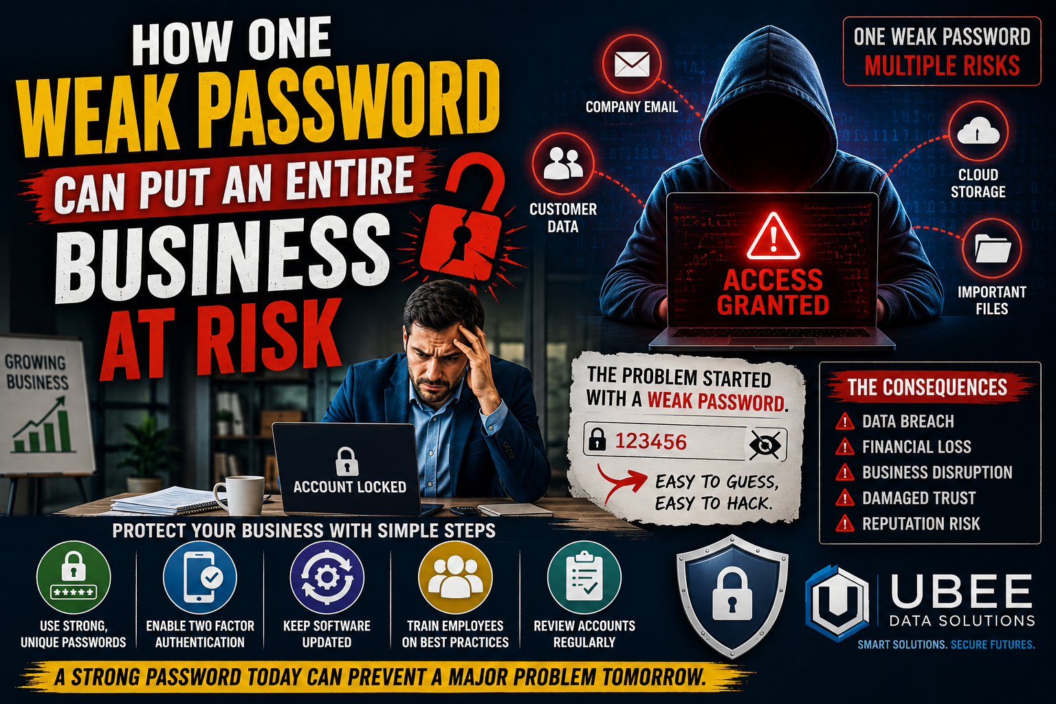 How One Weak Password Can Put An Entire Business At Risk