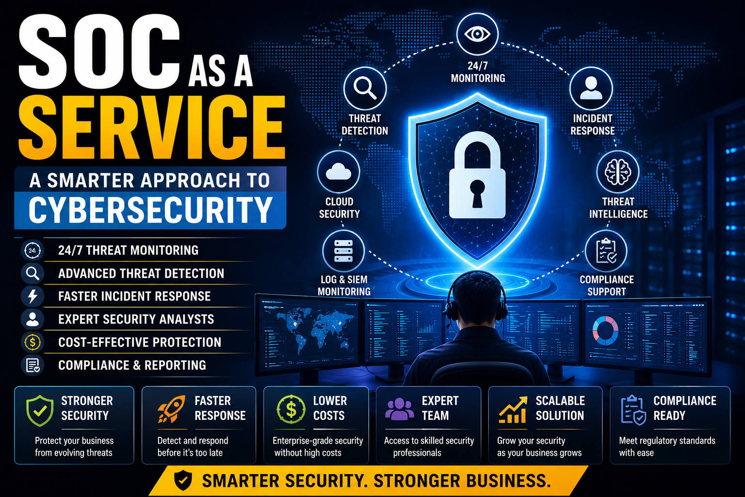 SOC as a Service: A Smarter Approach to Cybersecurity