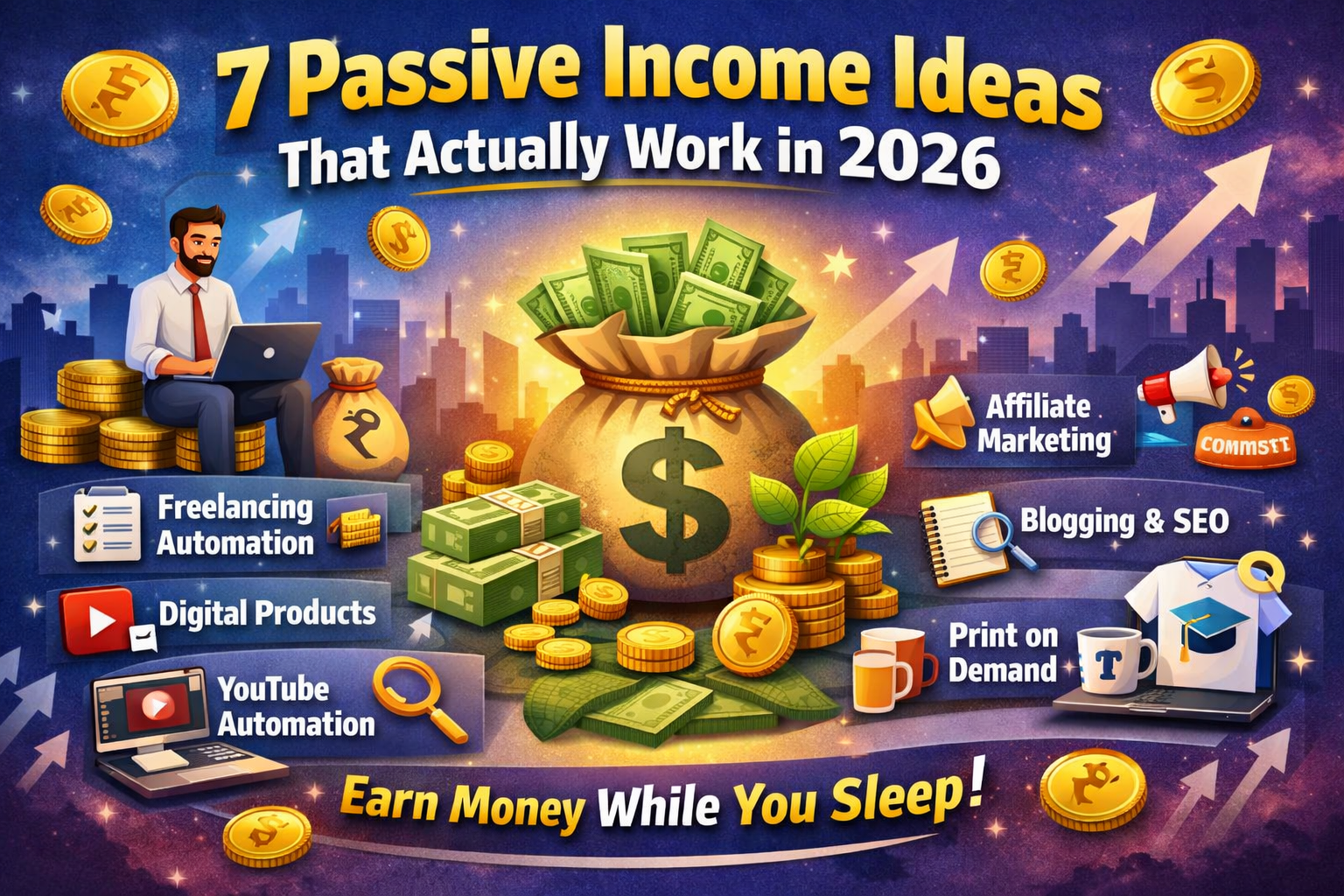 7 Passive Income Ideas That Actually Work in 2026 (No Hype, Only Real Results)
