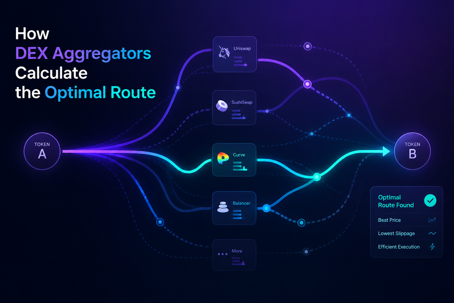 How DEX Aggregators Calculate the Optimal Route