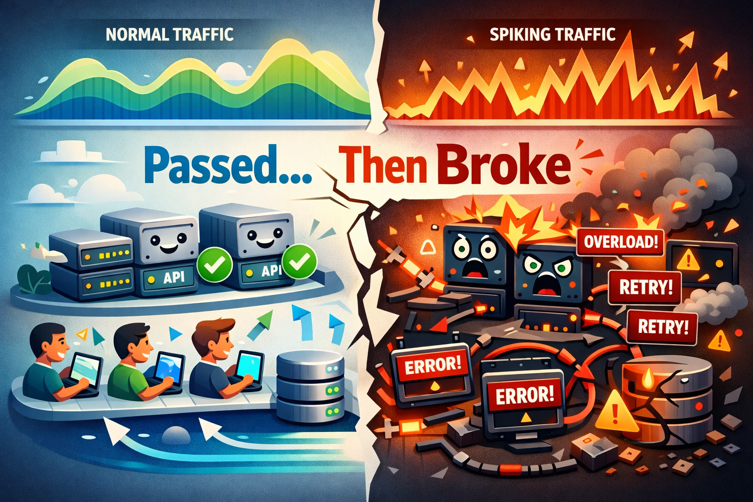 Performance Testing vs Load Testing vs Stress Testing: Key Differences, Examples, and When to Use…