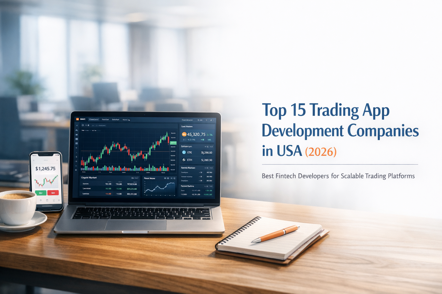 Top Trading App Development Companies in the USA (2026) — A Complete Guide for Fintech Startups