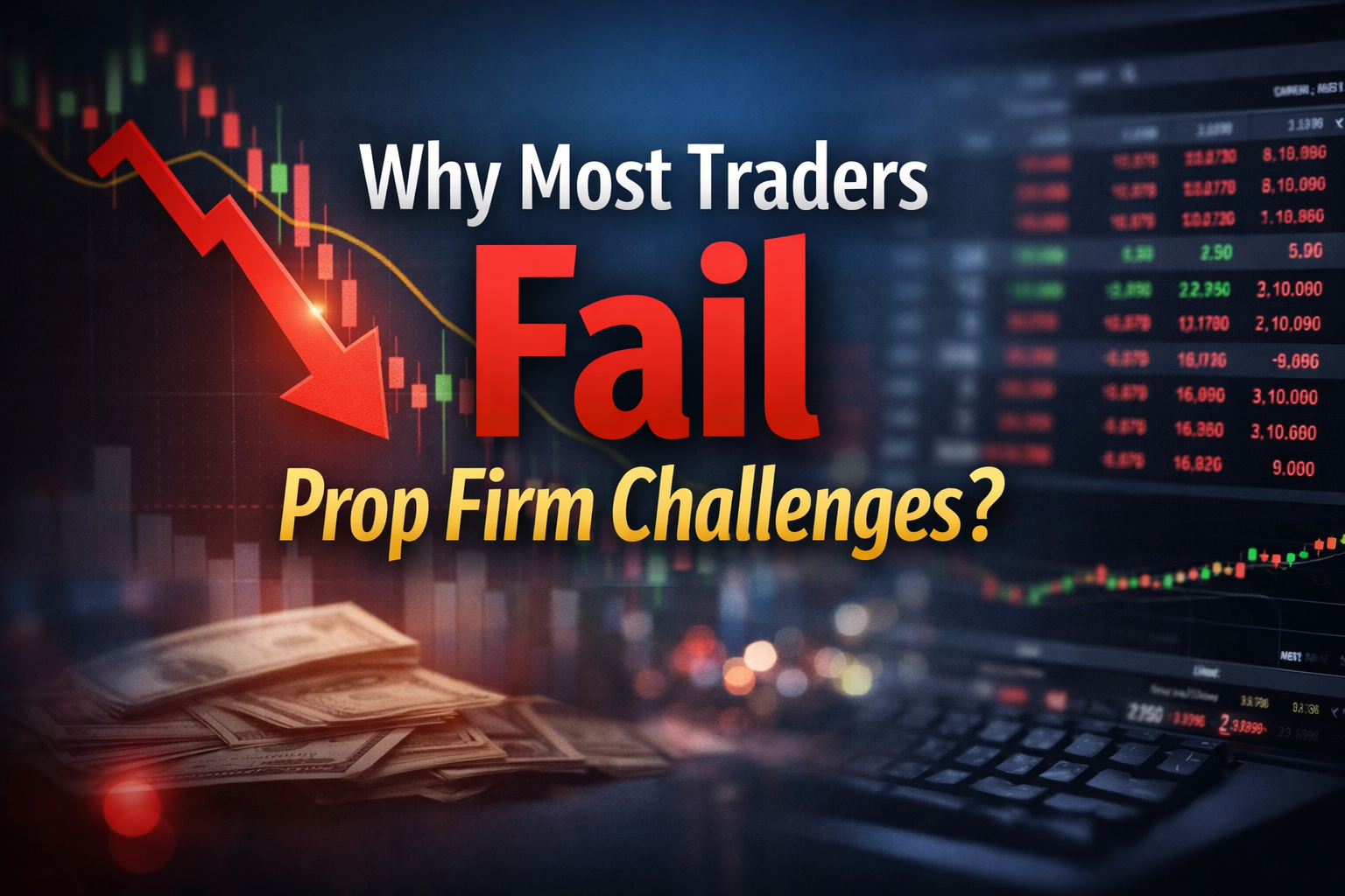 Why Most Traders Fail Prop Firm Challenges
