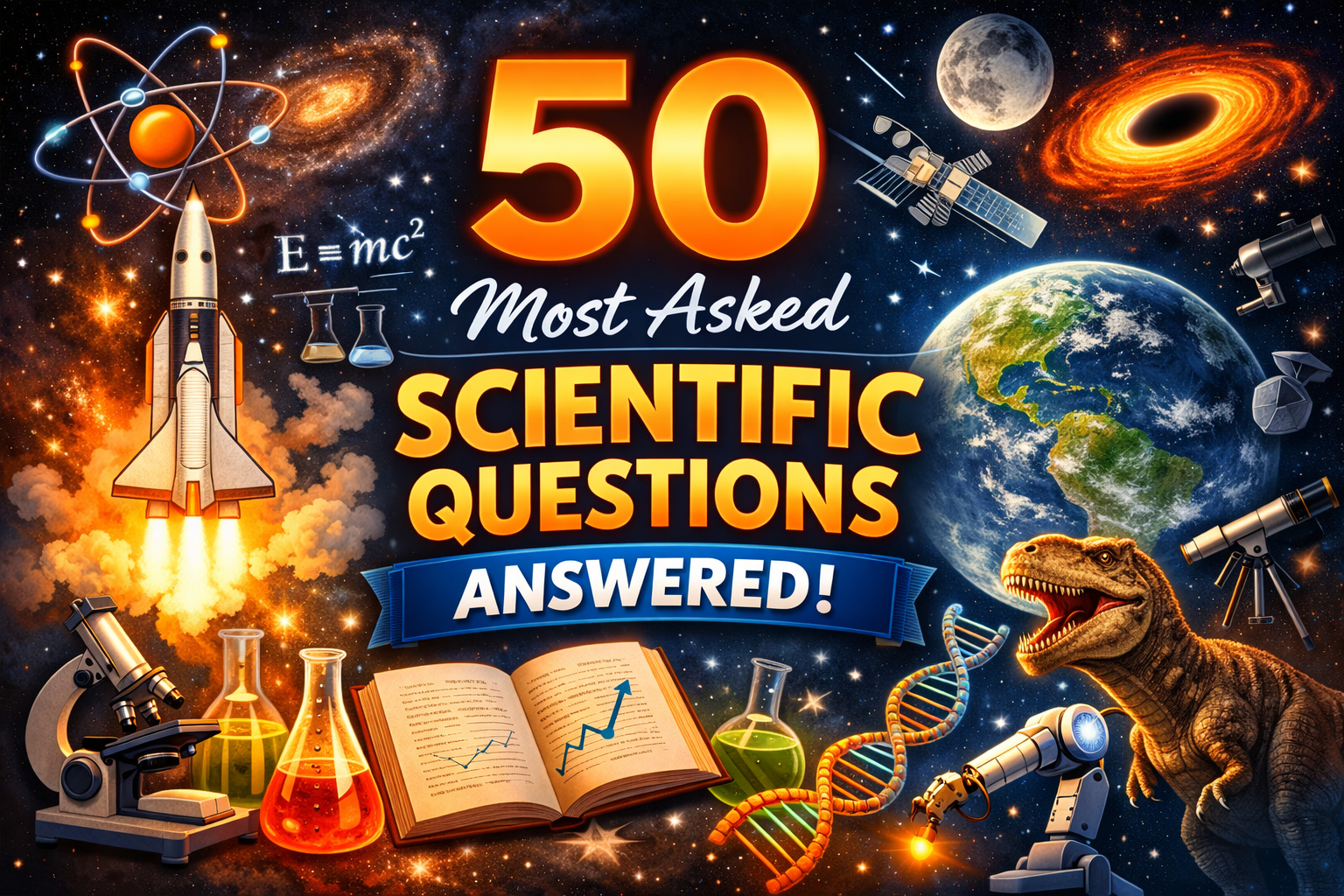 The 50 Most Searched and Asked Science Questions?—?Answered Factually The 50 Most Searched and Asked Science Questions?—?Answered Factually