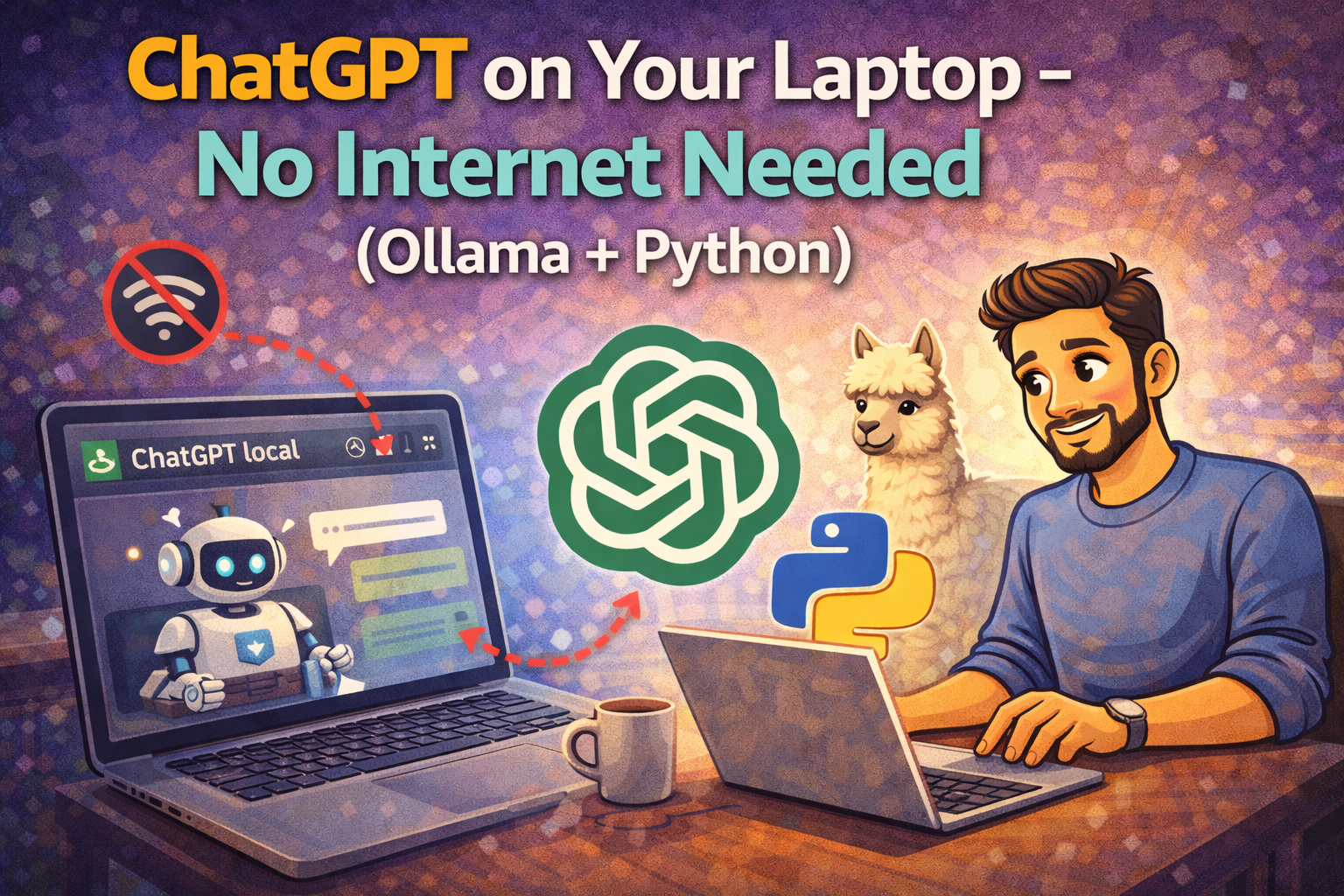 ChatGPT on Your Laptop — No Internet Needed (Ollama + Python)