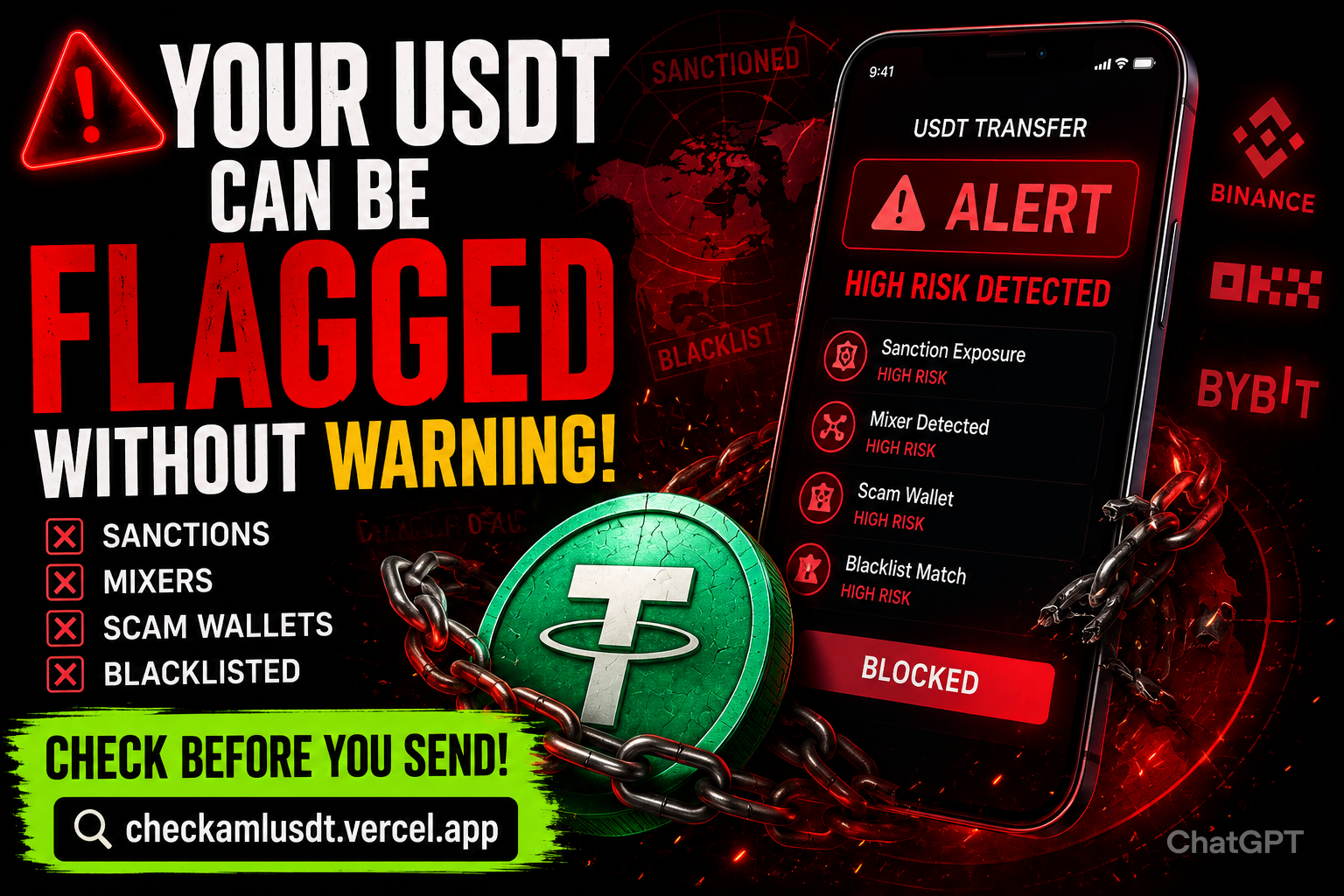 Your USDT Can Be Flagged Without Warning — Why AML Checks Are Becoming Essential in Crypto