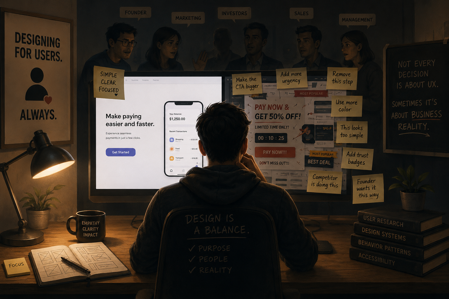 The Hidden Pressure Behind Being a Designer in a Company