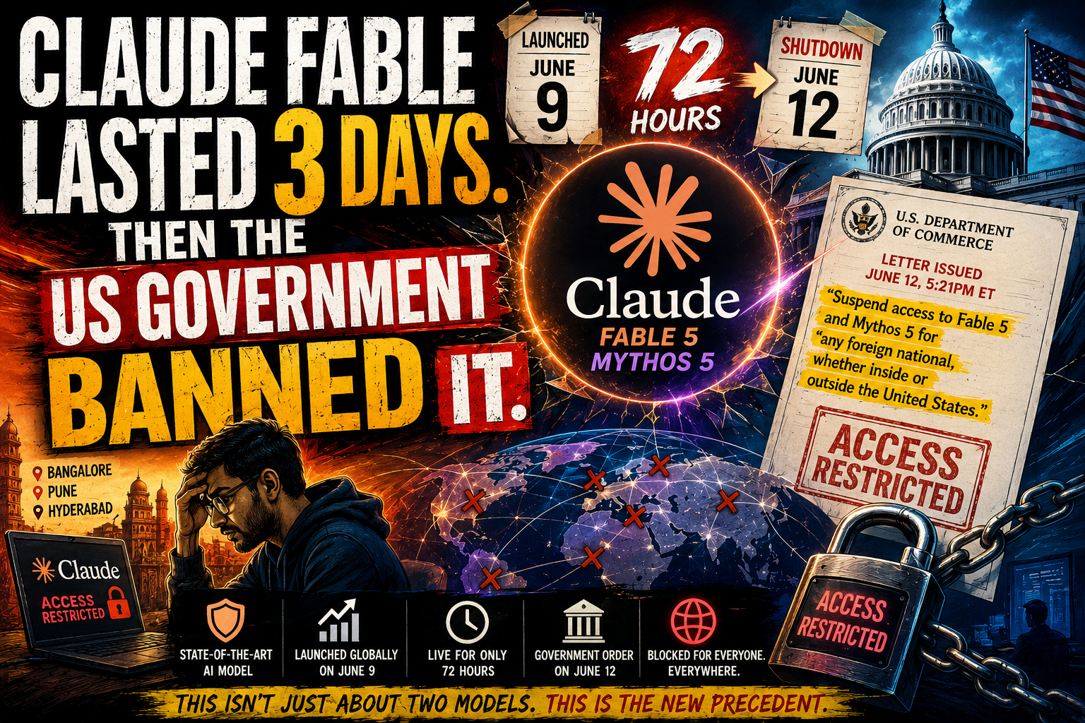 Claude Fable Lasted 3 Days. Then its Own government banned it.