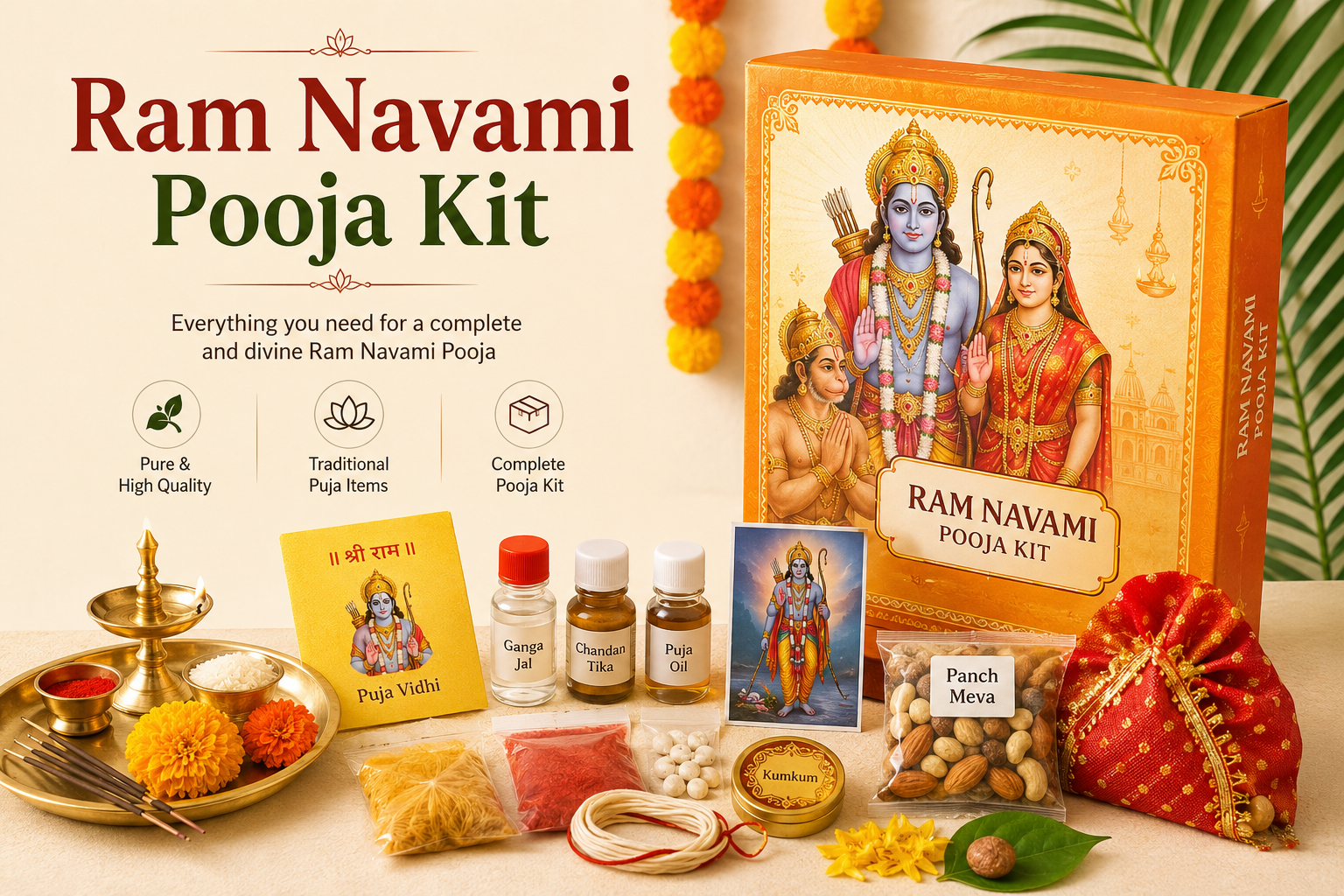 Ram Navami Pooja Kit: Everything You Need for a Sacred Ram Navami Cele