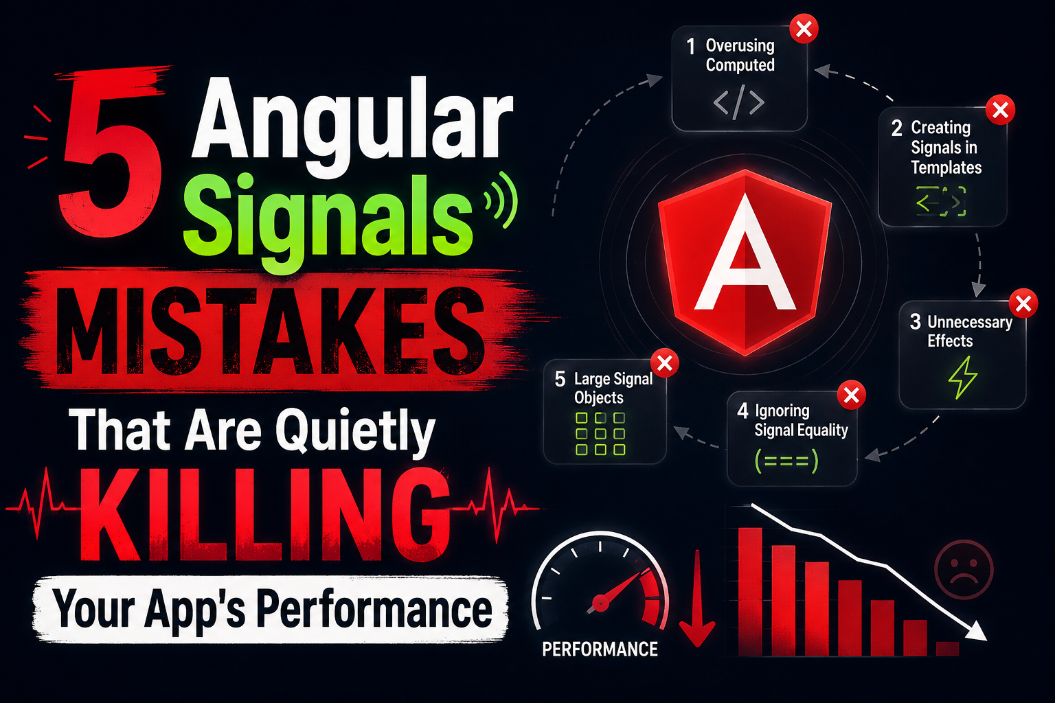 5 Angular Signals Mistakes That Are Quietly Killing Your App’s Performance