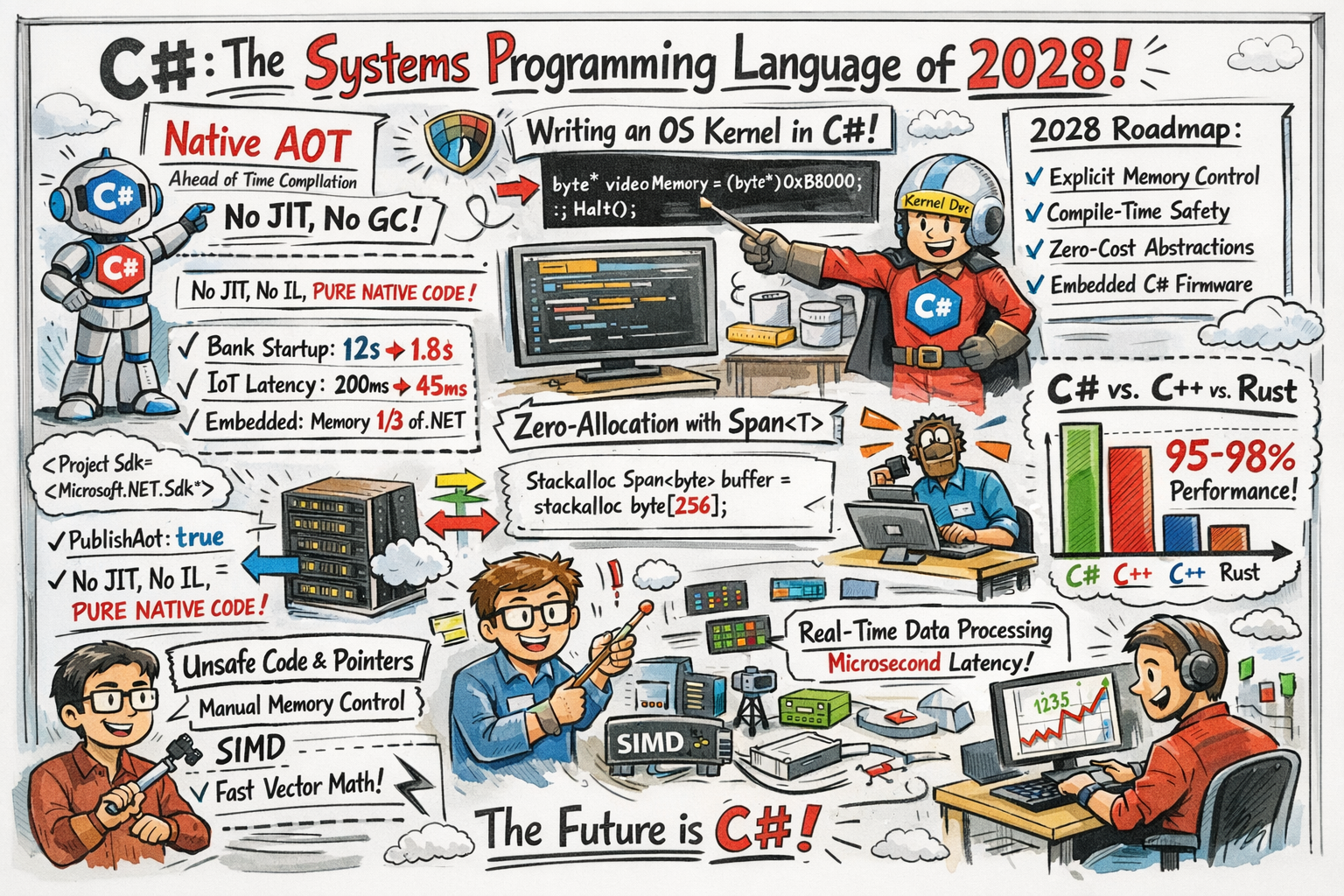 C# Will Become a Systems Programming Language by 2028