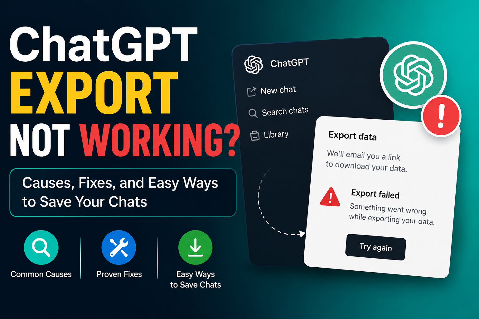 Why Your ChatGPT Data Export Isn’t Working (And What You Can Do About It)