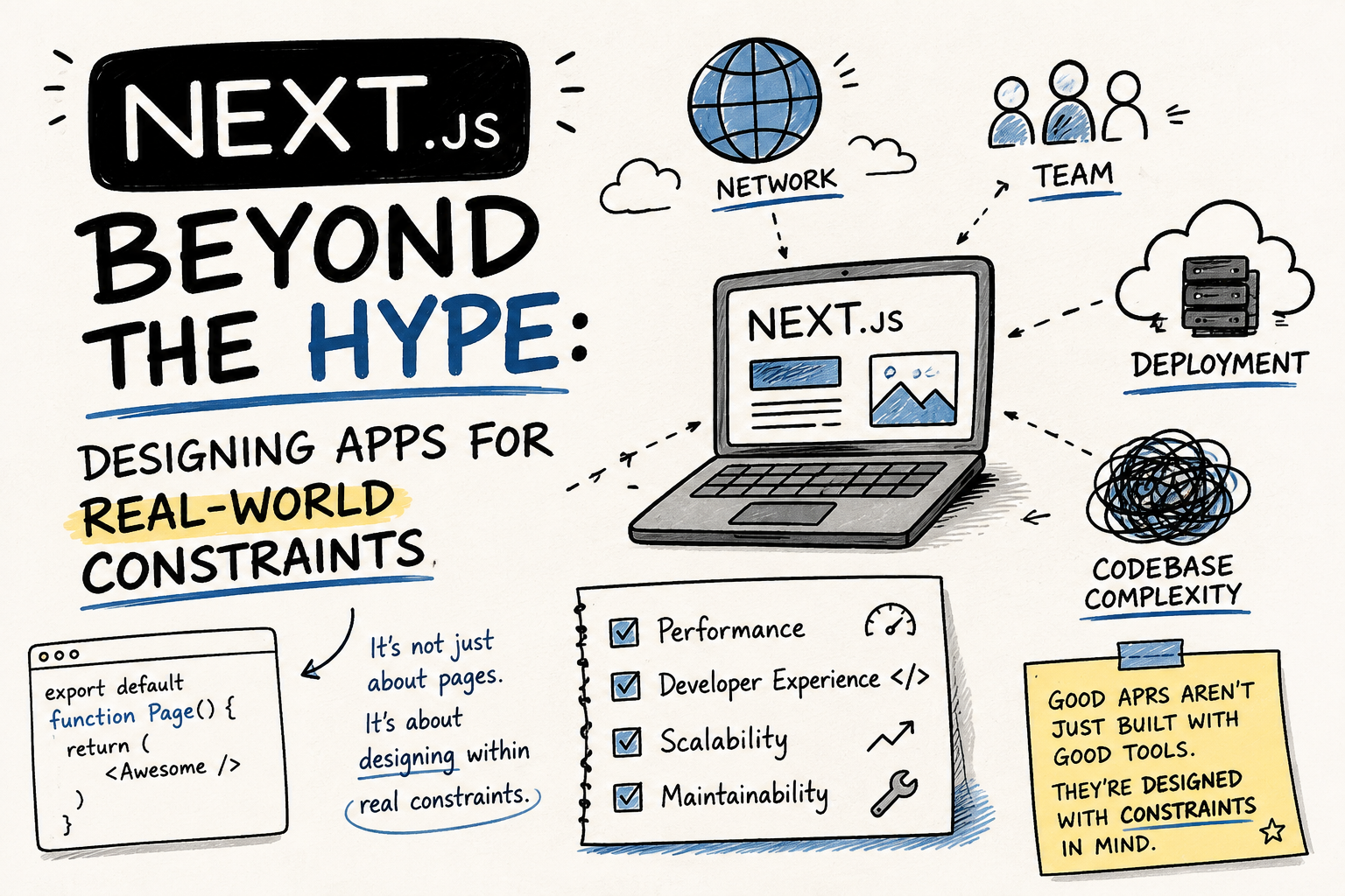 Next.js Beyond the Hype: Designing Apps for Real-World Constraints