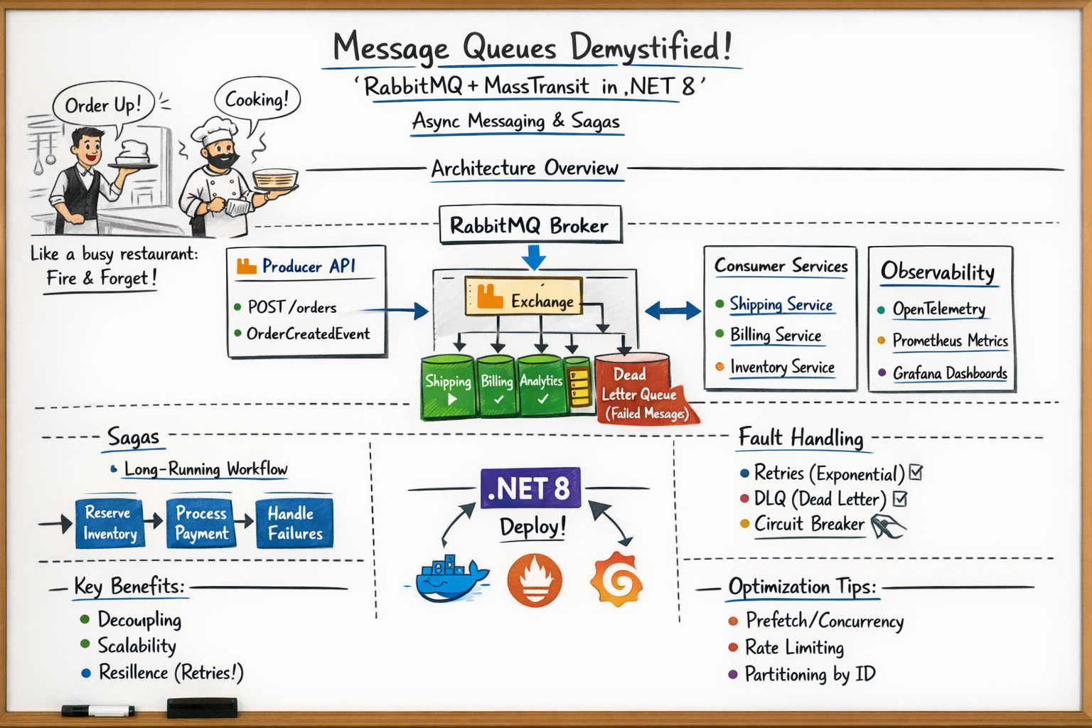 What Is A Message Queue? RabbitMQ + MassTransit Integration in .NET 8