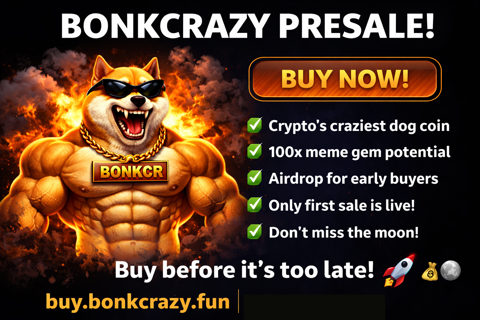 BonkCrazy ($BONKCR): Tokenomics, Presale, and What Investors Should Know