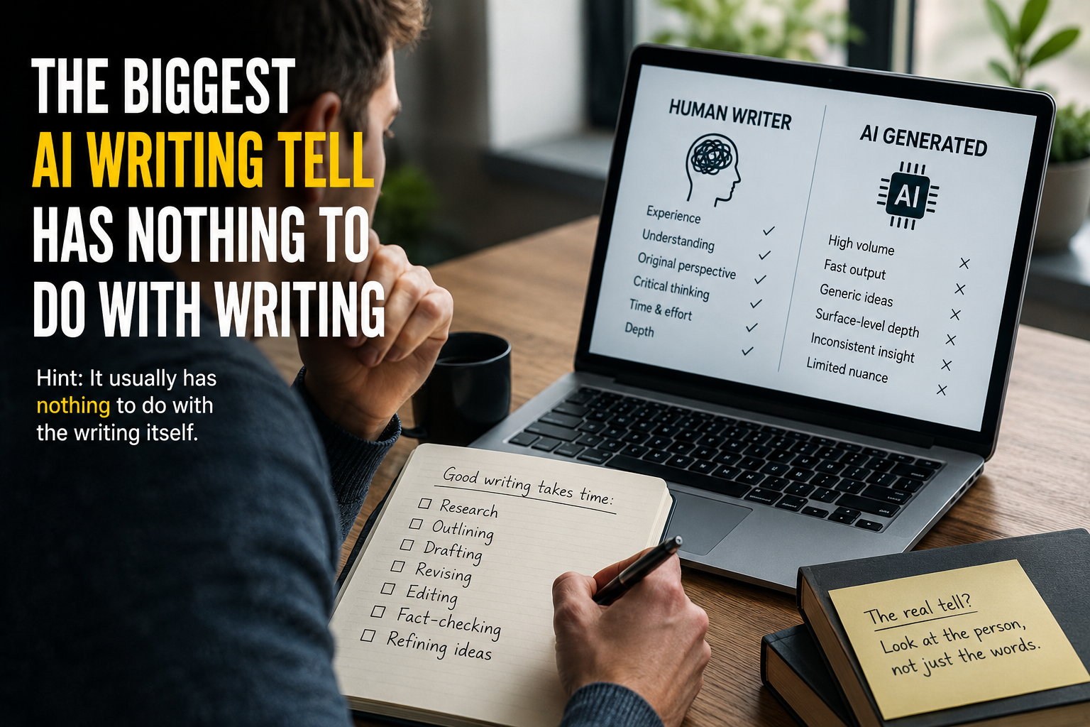 The Biggest AI Writing Tell Has Nothing to Do With Writing