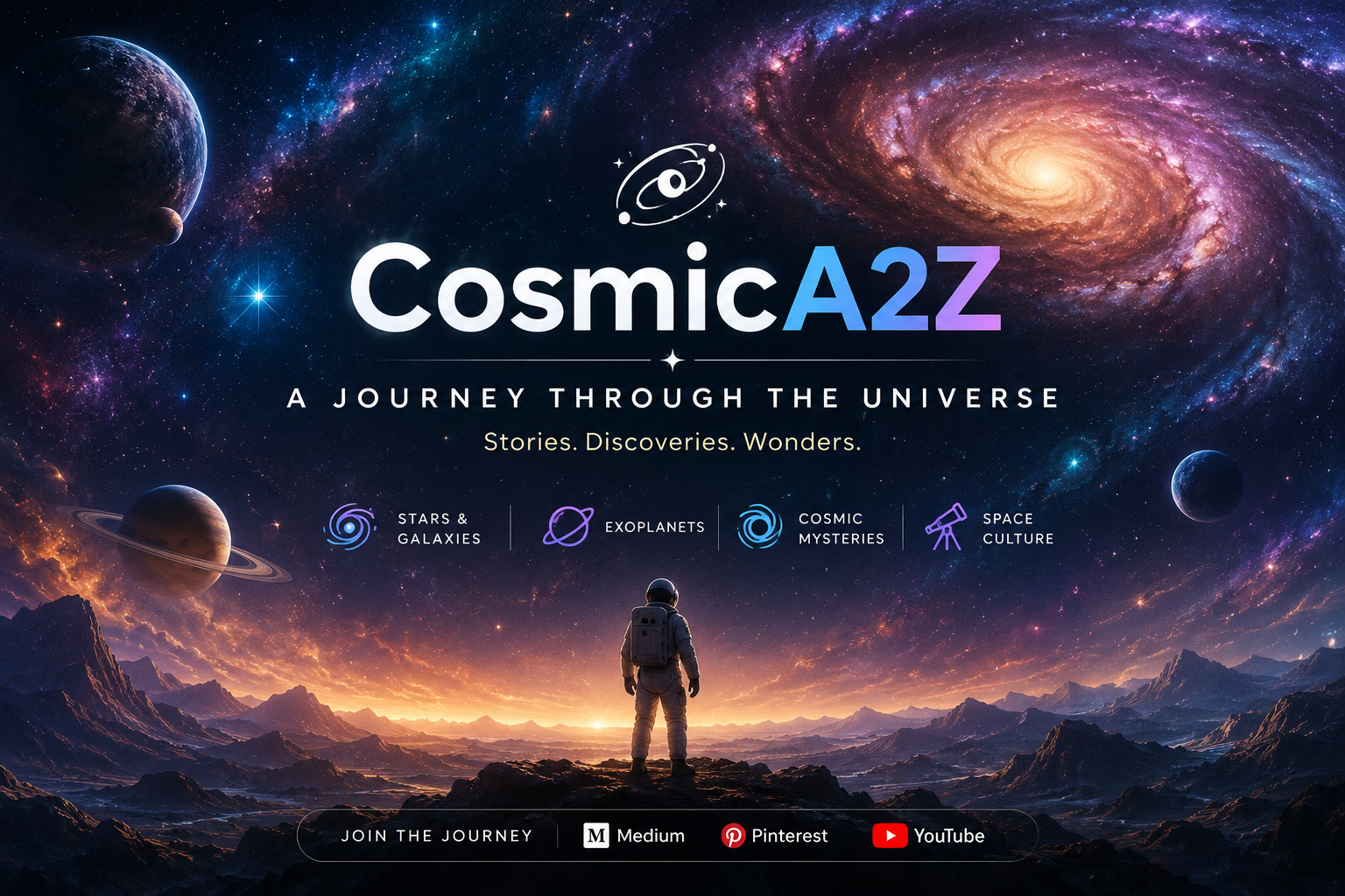 Welcome to CosmicA2Z: A Journey Through the Universe