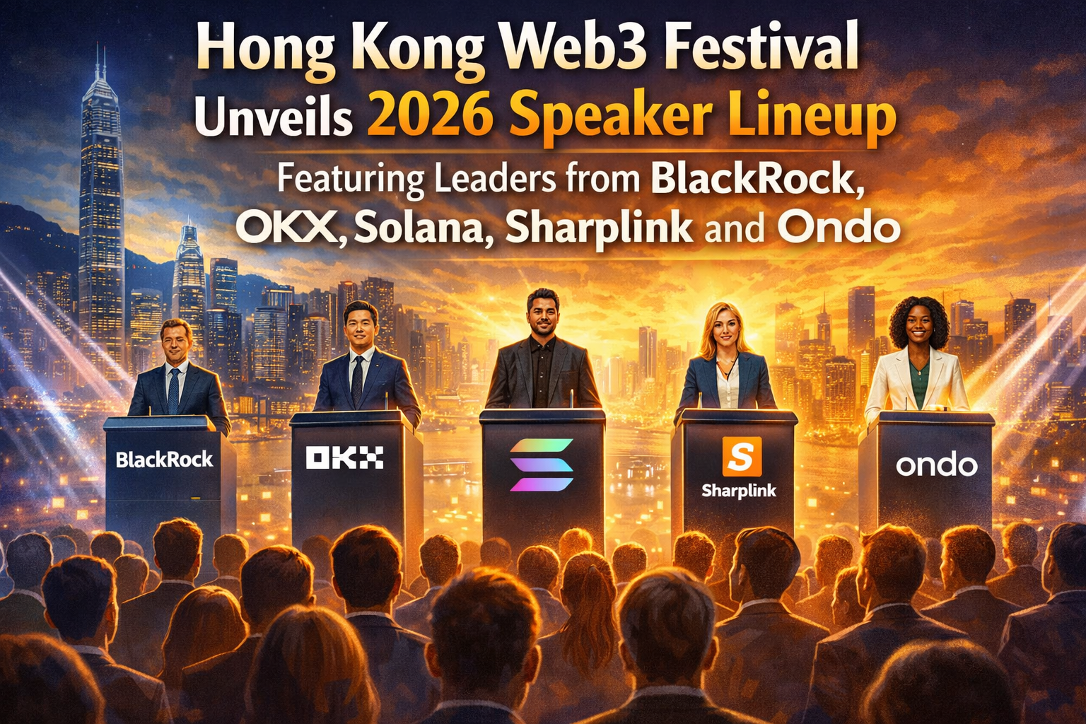 Hong Kong Web3 Festival Unveils 2026 Speaker Lineup, Featuring Leaders from BlackRock, OKX, Solana…