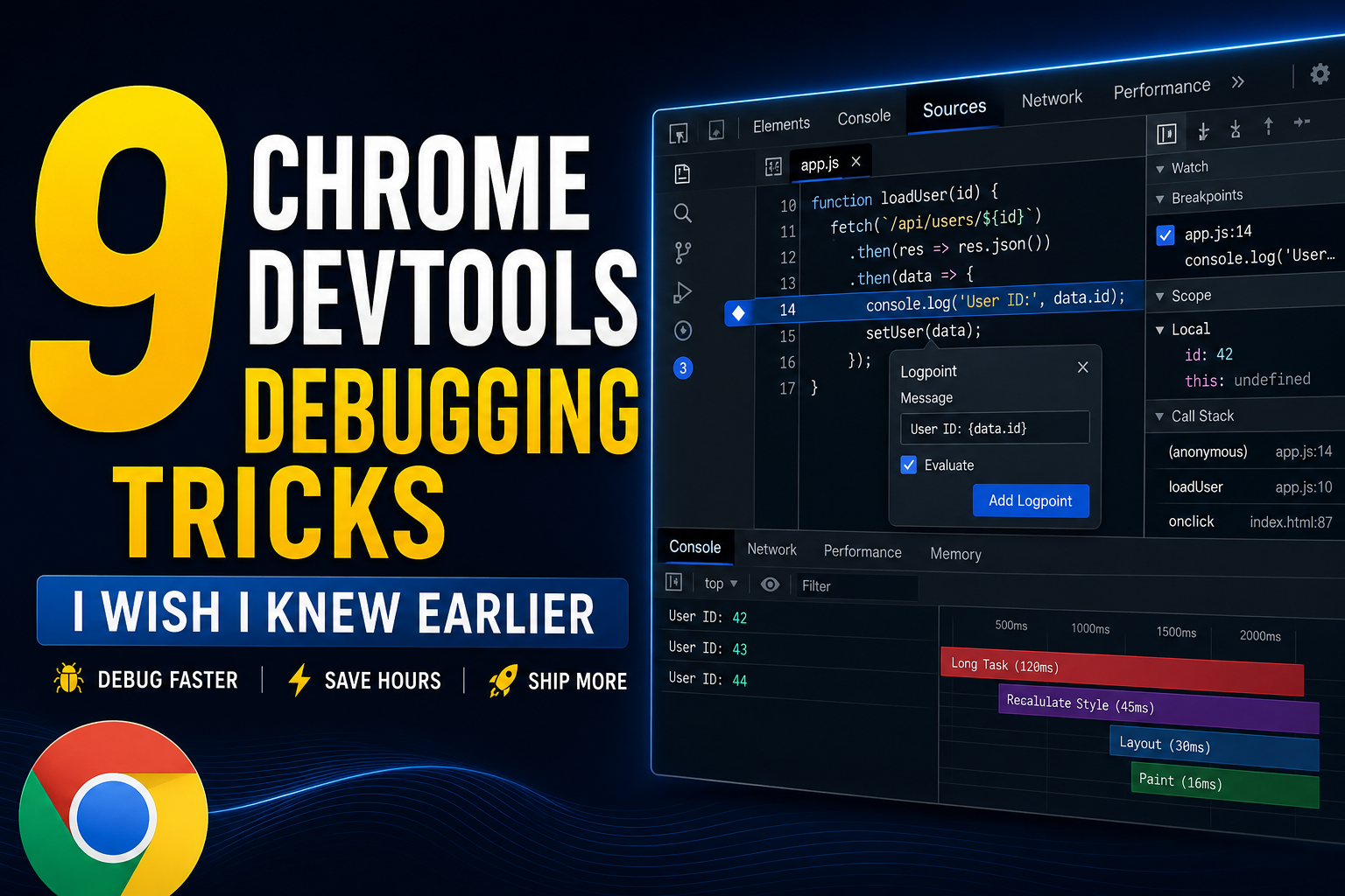 9 Chrome DevTools Debugging Tricks I Wish I Knew Earlier