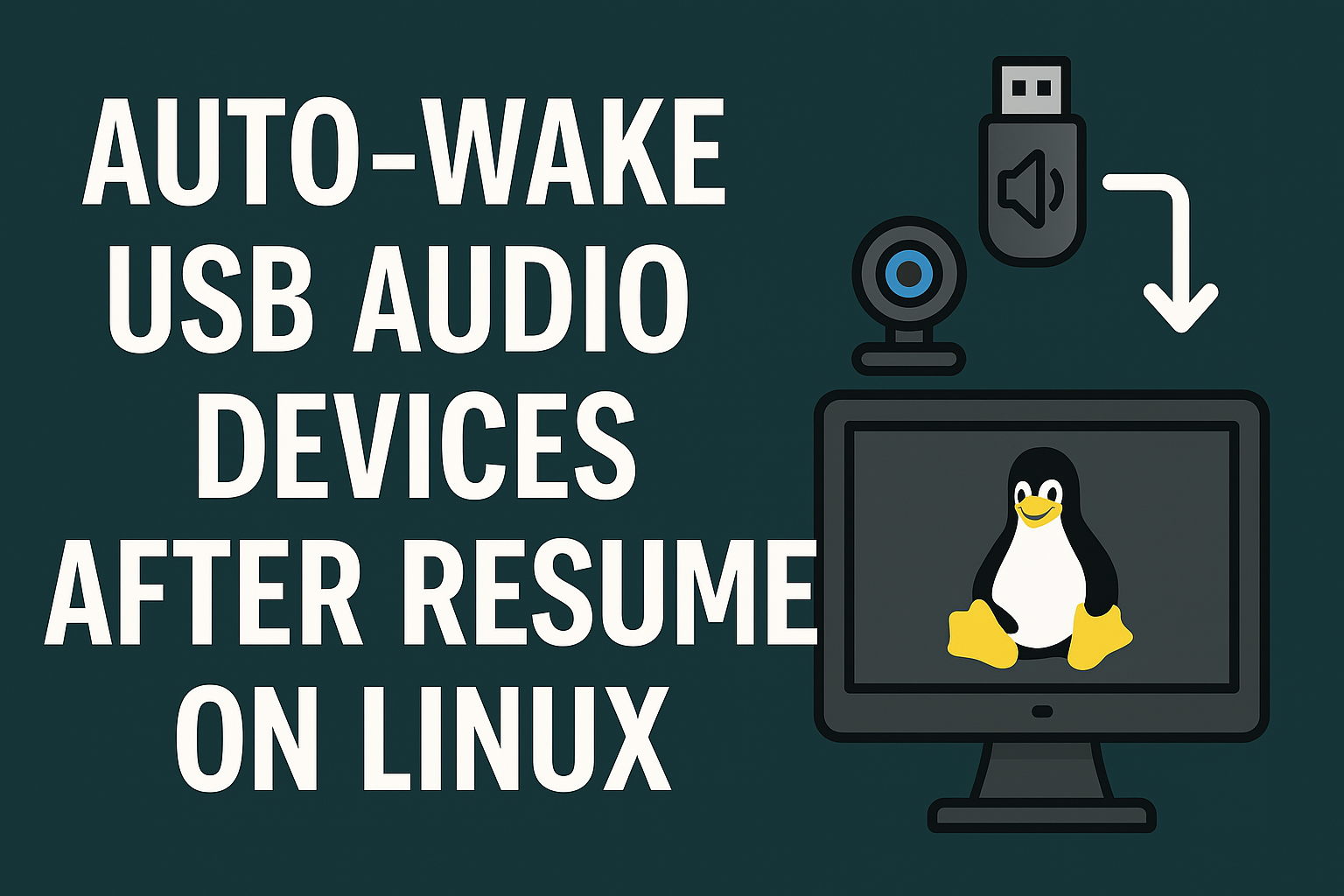 ️ Fixing Audio Not Working After Resume/Login with Multiple USB Devices on Linux…