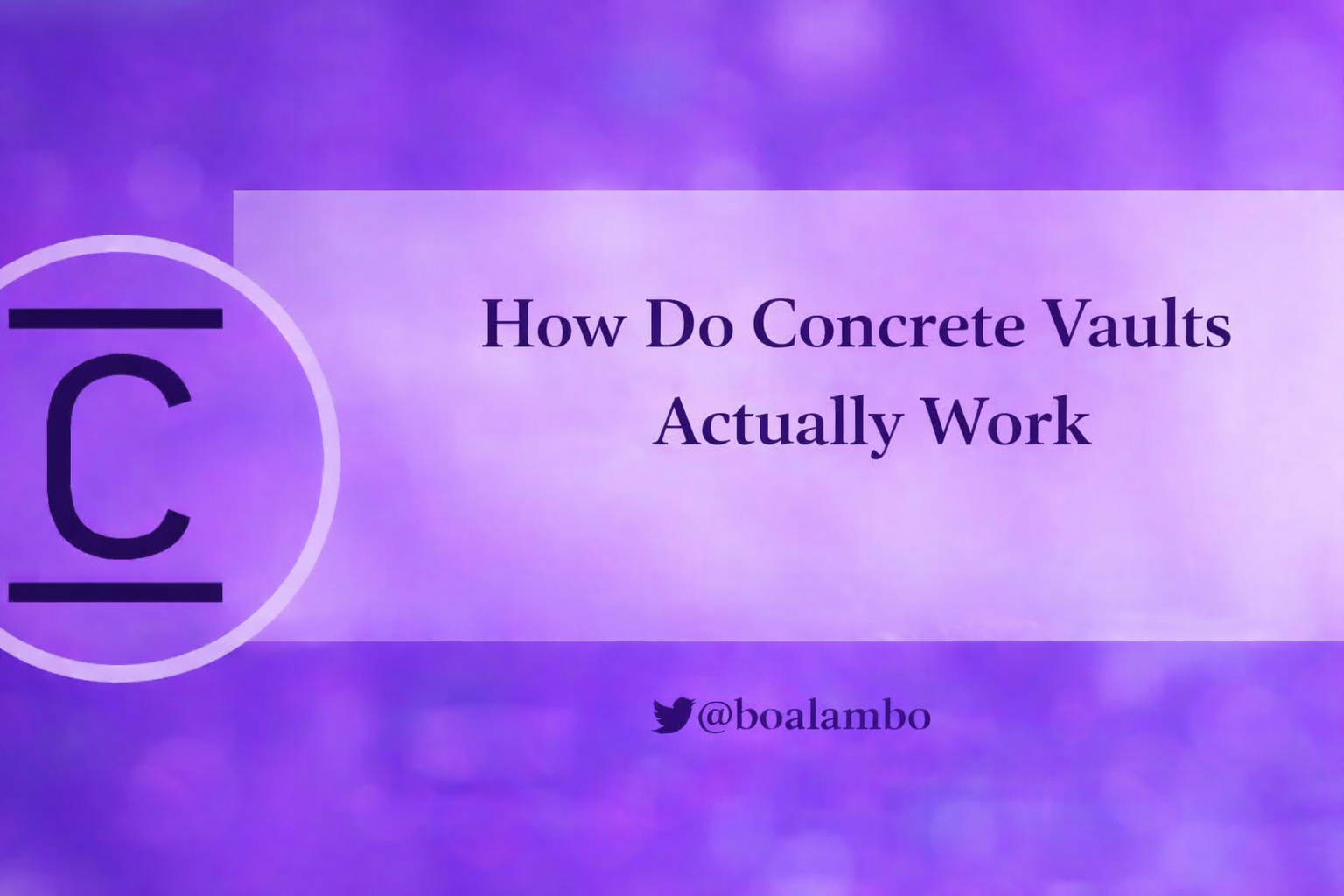 How Do Concrete Vaults Actually Work